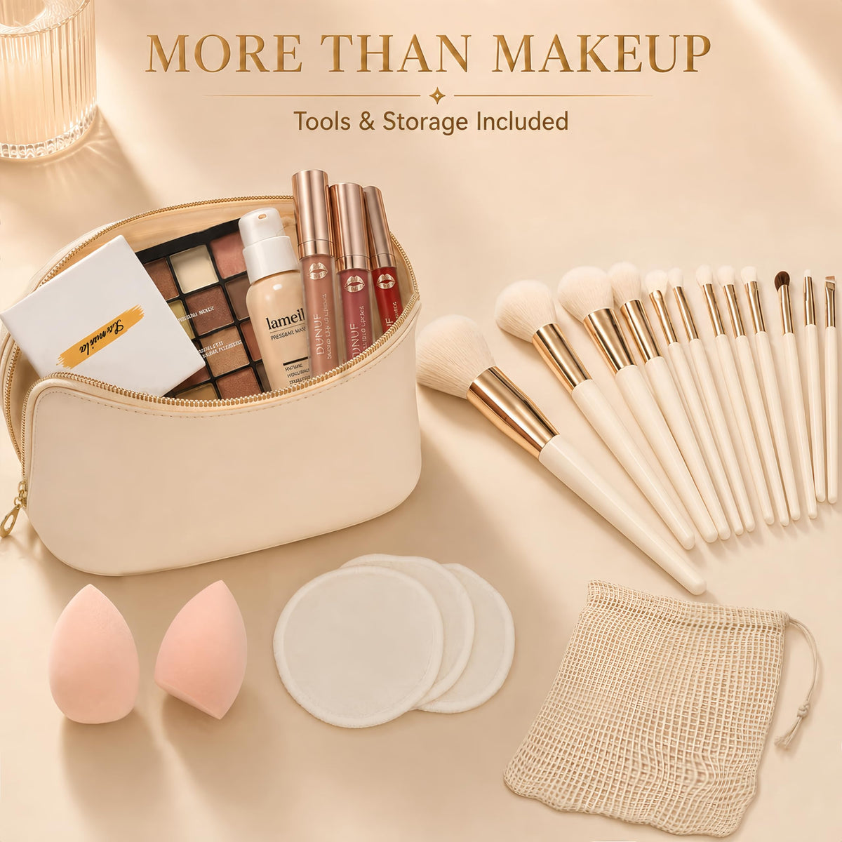 LUMA EDIT Makeup Kit for Women Full Kit, All in One Full Face Makeup Set – alternate angle
