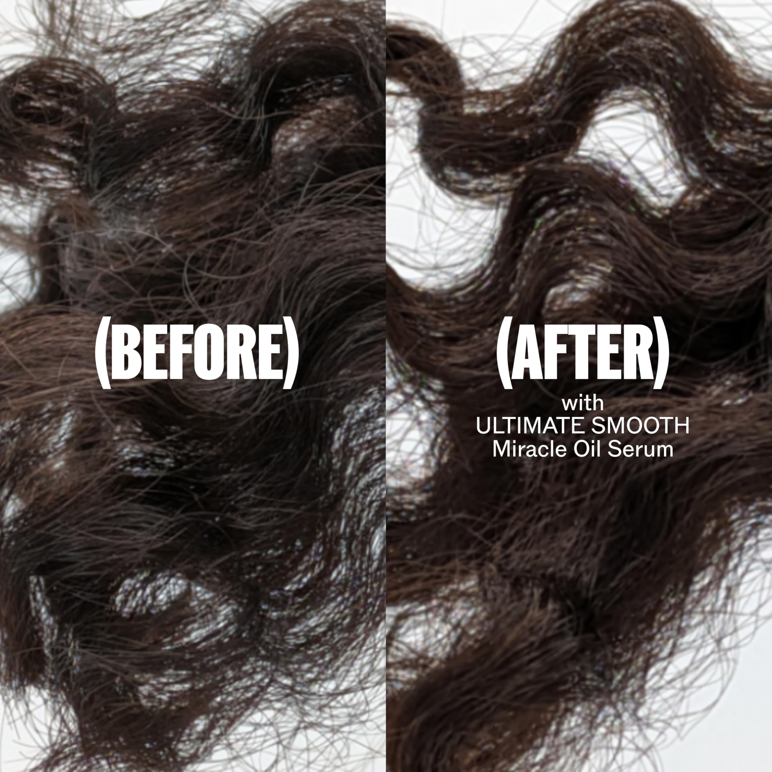 Wella Professionals Ultimate Smooth Miracle Oil Serum with Squalane, a hair styling agent for shiny, smooth hair.