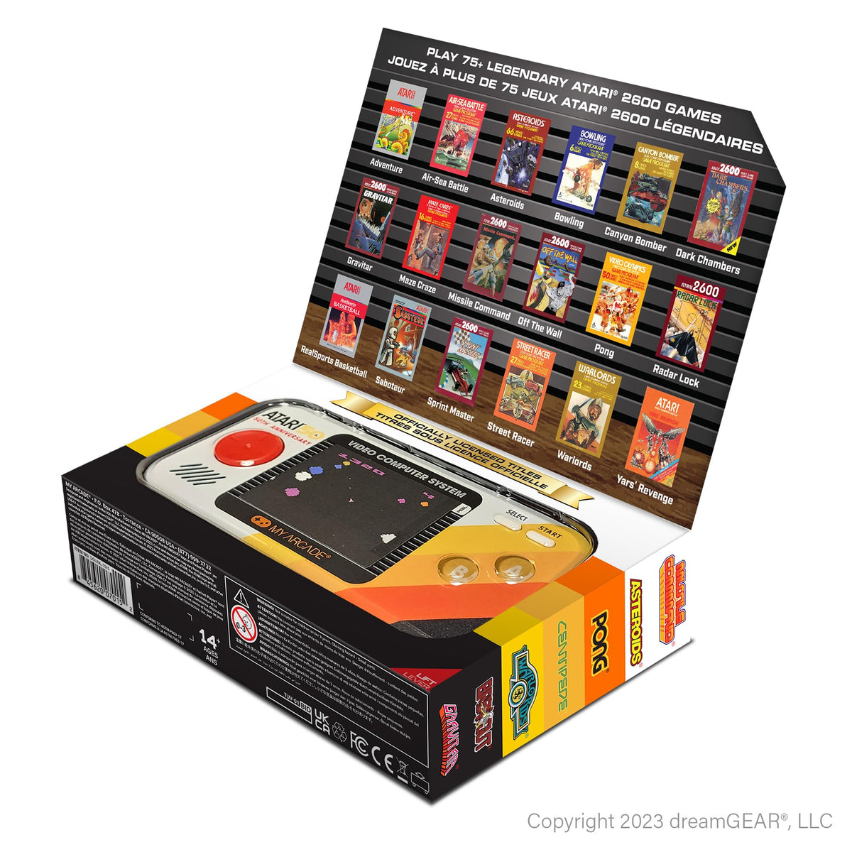 My Arcade Atari Pocket Player Console preloaded with 100 - My Arcade Official Imagery - 8