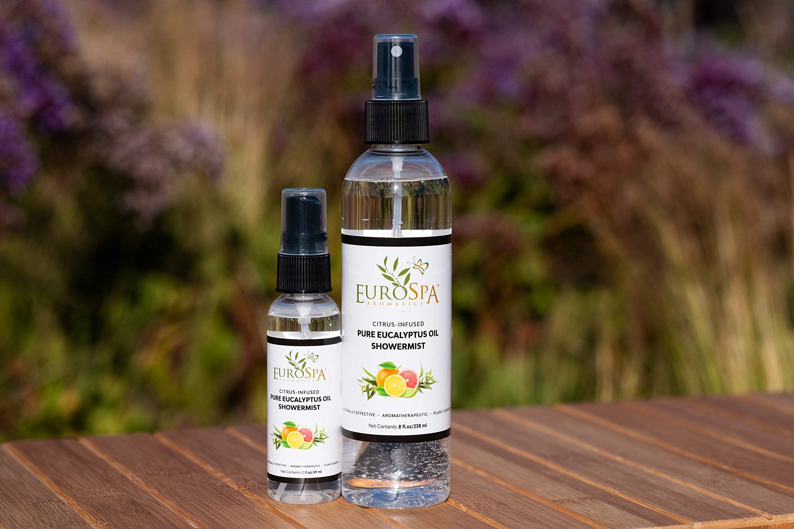 EuroSpa Pure Eucalyptus Oil Shower Mist & Steam Spray 2oz