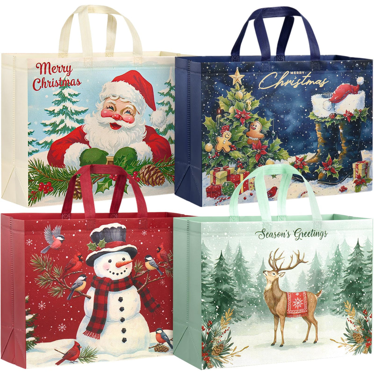 YANGTE 36 Pack Extra Large Christmas Gift Bags with Handles - YANGTE Official Imagery - 1
