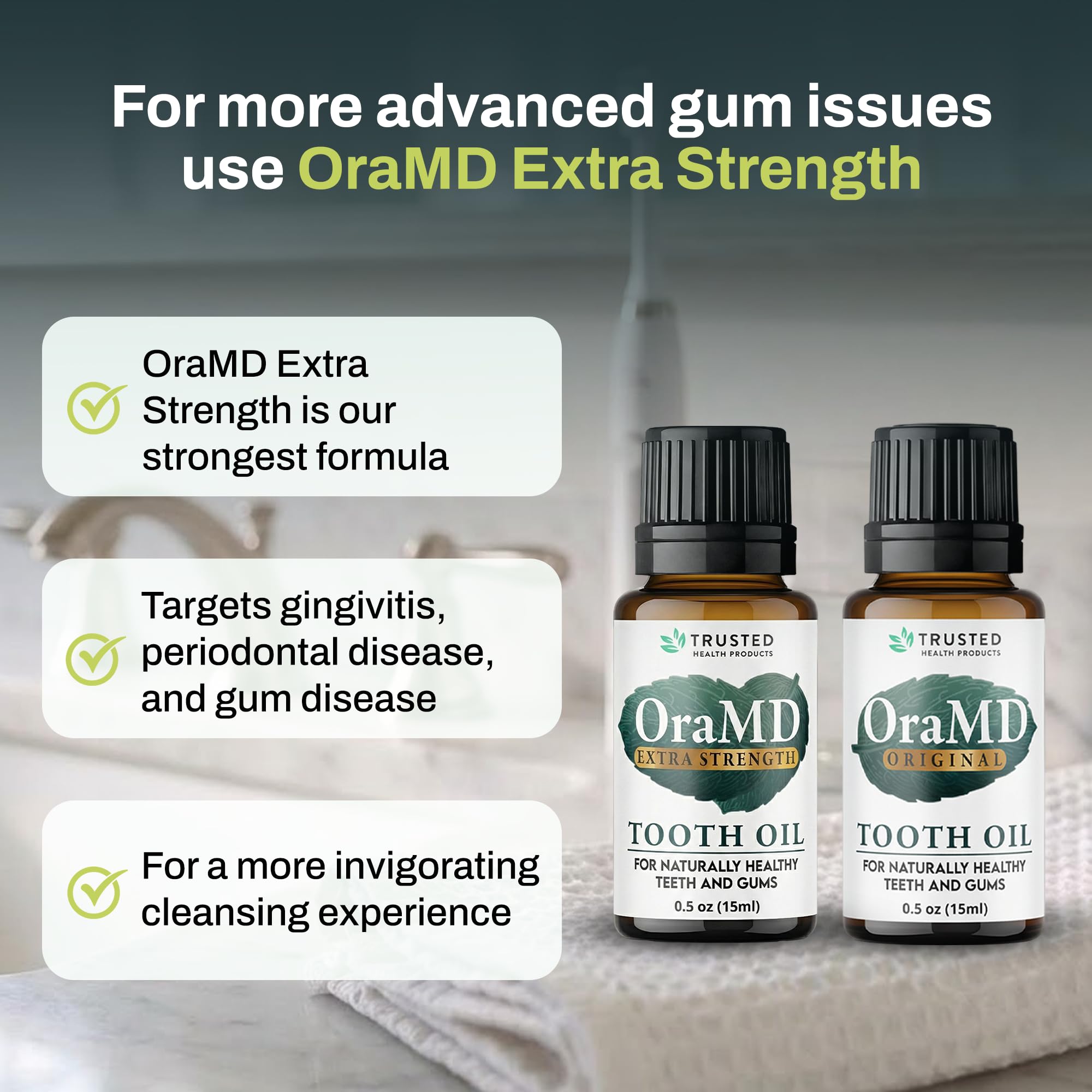 OraMD 4-in-1 Original Tooth Oil | Gum Disease Treatment