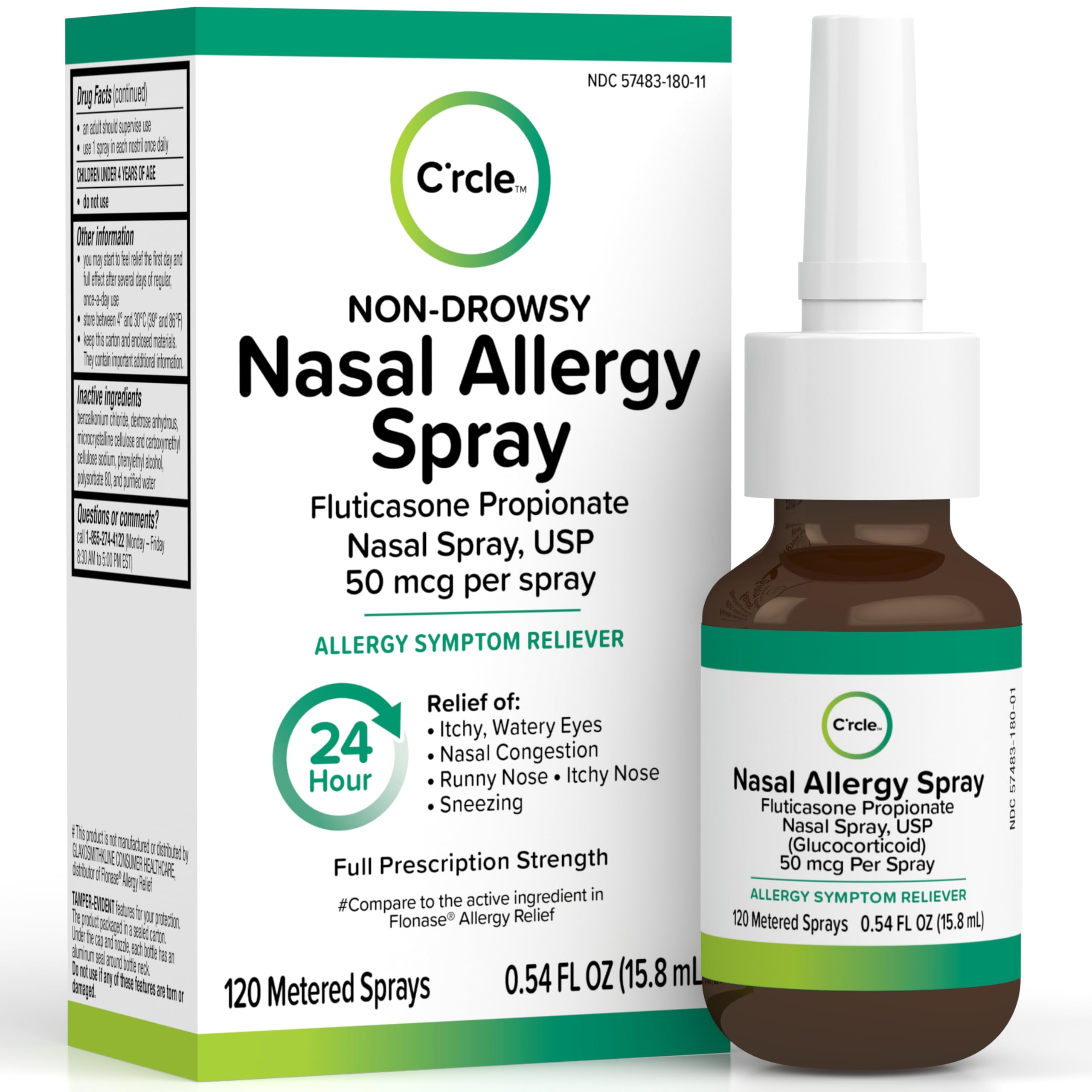 Fluticasone Allergy Nasal Spray Allergy Relief - 24 Hour Non - Product Imagery