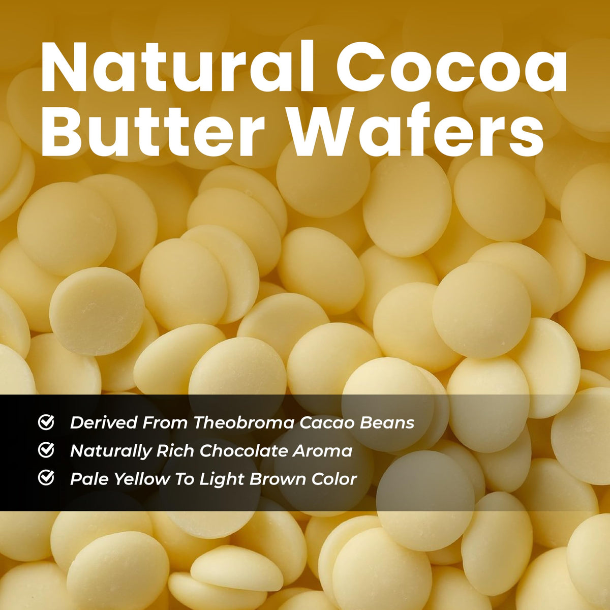 USDA Certified Organic Cocoa Butter Natural Pure Unrefined - uh*Roh*Muh Official Imagery - 5