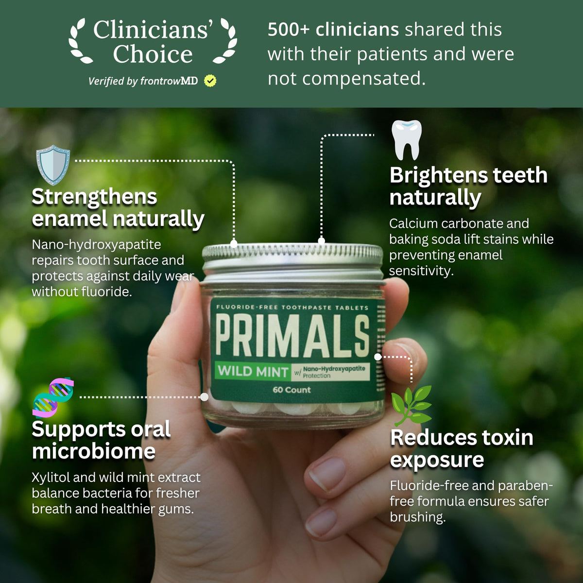 PRIMALS Horse Bristle Complete Natural Oral Care Bundle - PRIMALS Official Imagery - 5