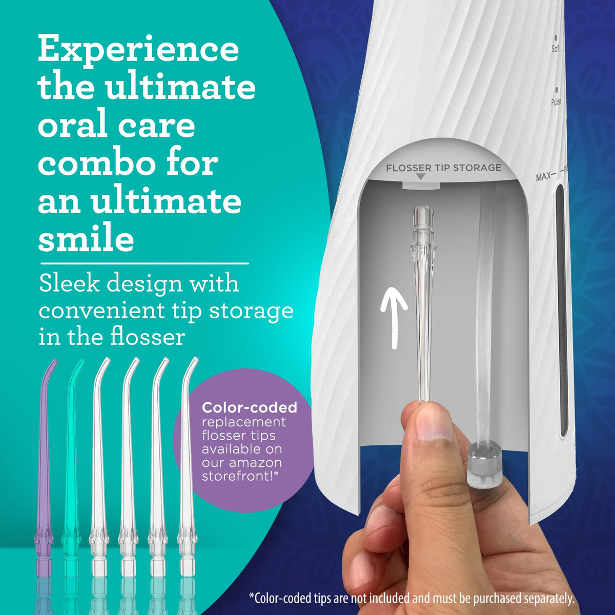GuruNanda Electric Toothbrush Water Flosser 4 Toothbrush - GuruNanda Official Imagery - 8