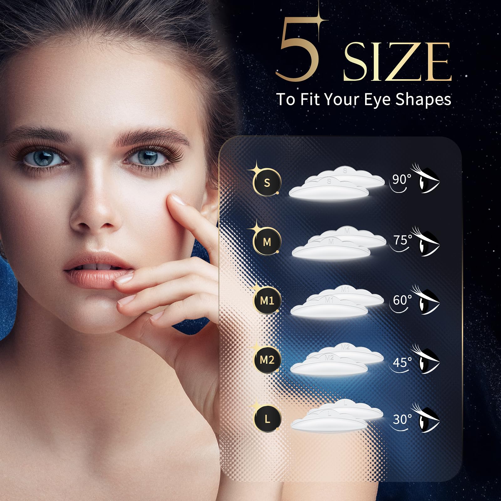 WUGOYU lash lift and eyebrow lamination kit with eyelash perm tools, eyelash lift glue, professional salon and home use.