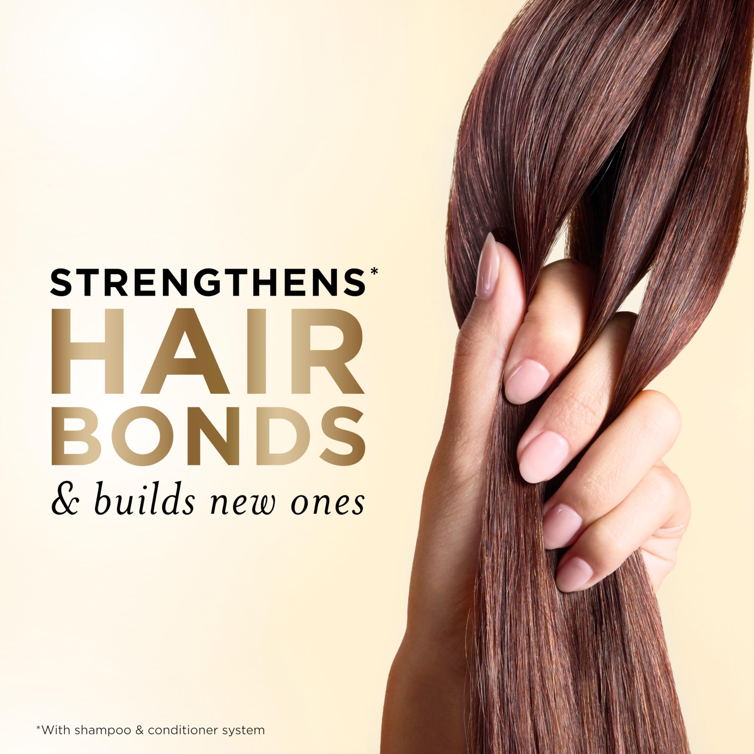 Pantene Smooth & Sleek shampoo and conditioner set, 52.8 oz bottles, for silky, frizz-free hair, shown side by side.