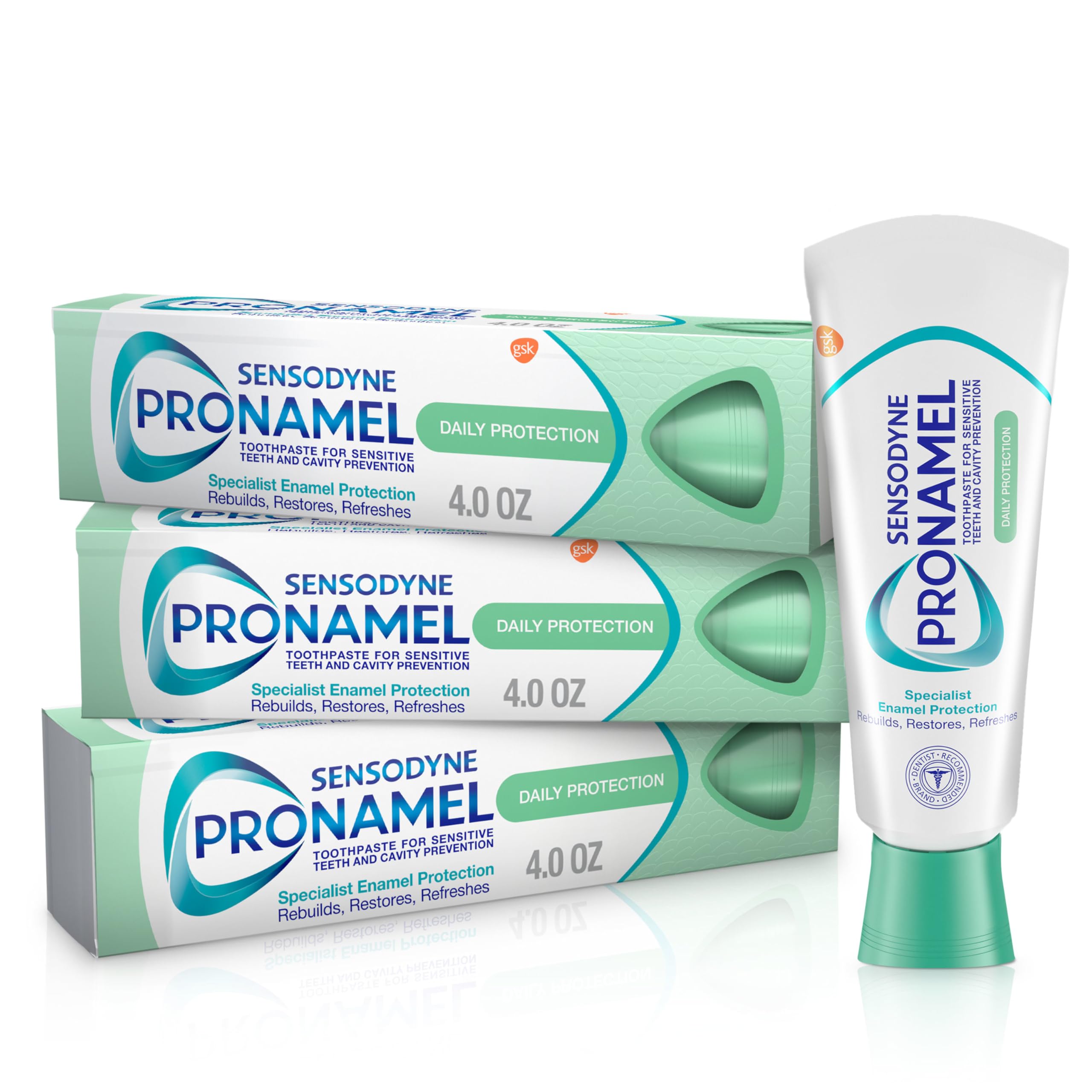 SENSODYNE PRONAMEL Daily Protection Enamel Toothpaste, 4 oz - Product Imagery