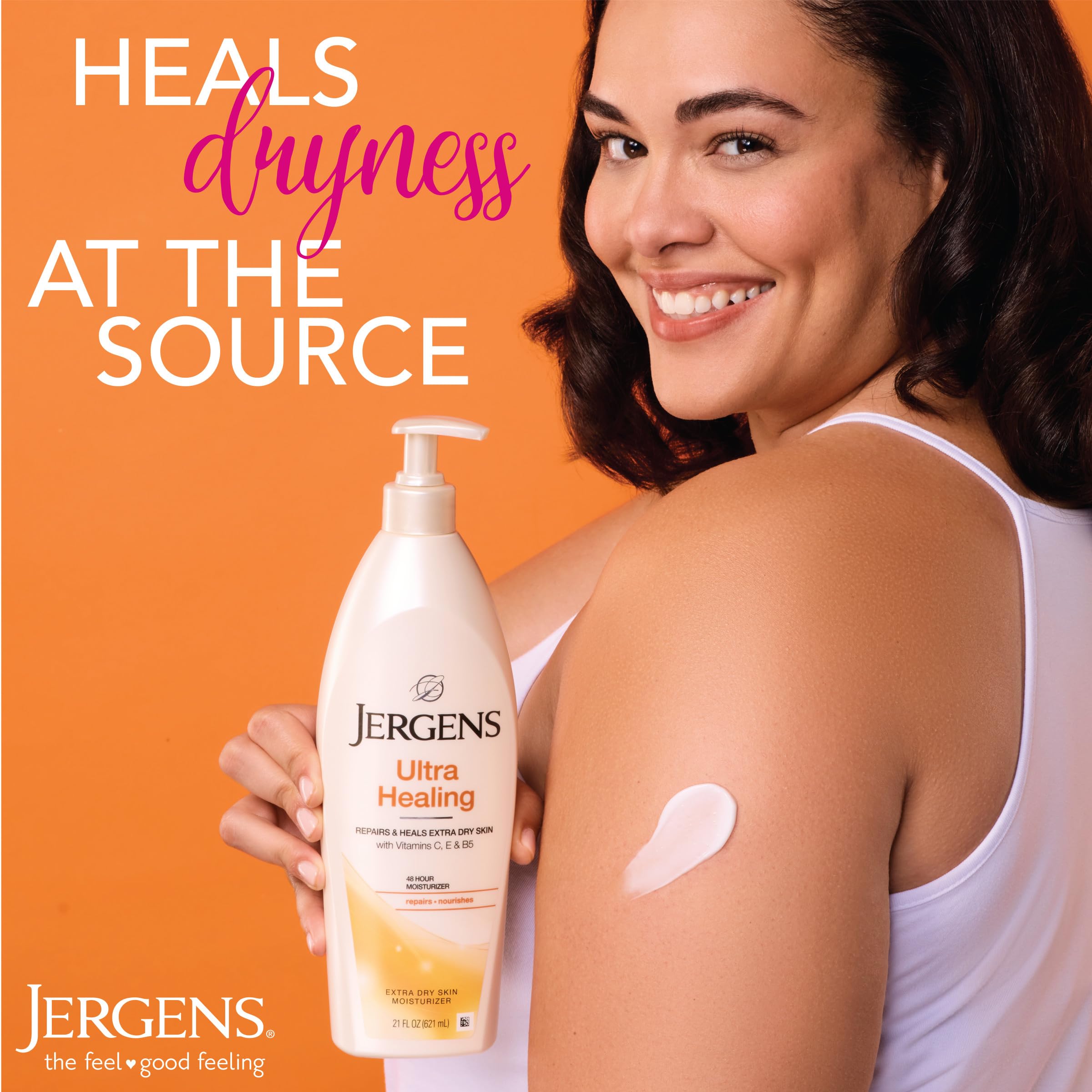 Jergens Ultra Healing Dry Skin Lotion Vitamins C E B5 32oz