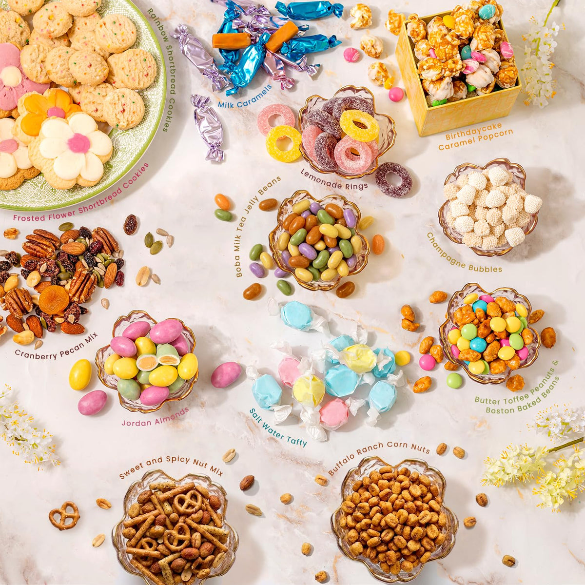 Gift Tower Summer Candy Snack Gift Box Assortment with - BONNIE AND POP Official Imagery - 3