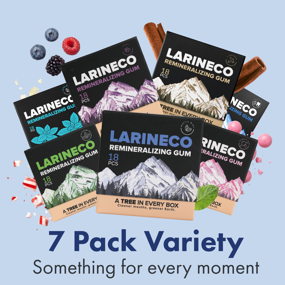 Larine co Remineralizing Gum Sugar Free Hydroxyapatite and - Larine co Official Imagery - 6