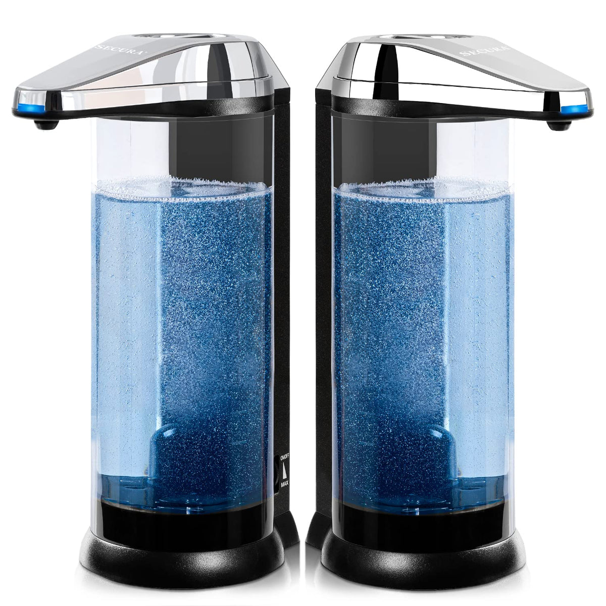 Secura 17oz Automatic Liquid Soap Dispenser, Touchless Battery Operated Hand Soap Dispenser with Adjustable Soap Dispens