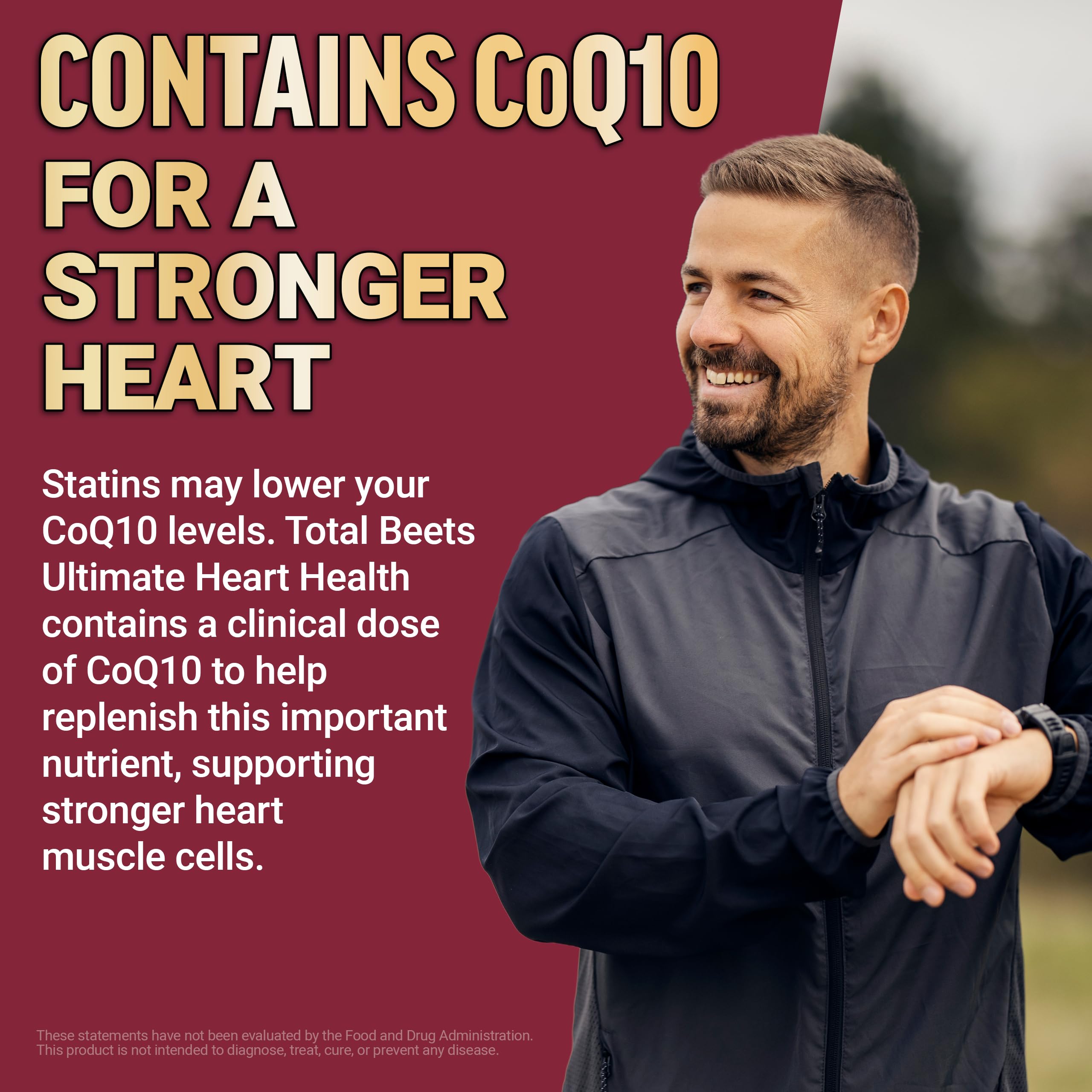 Force Factor Total Beets Ultimate Heart Health for Blood Pressure Support