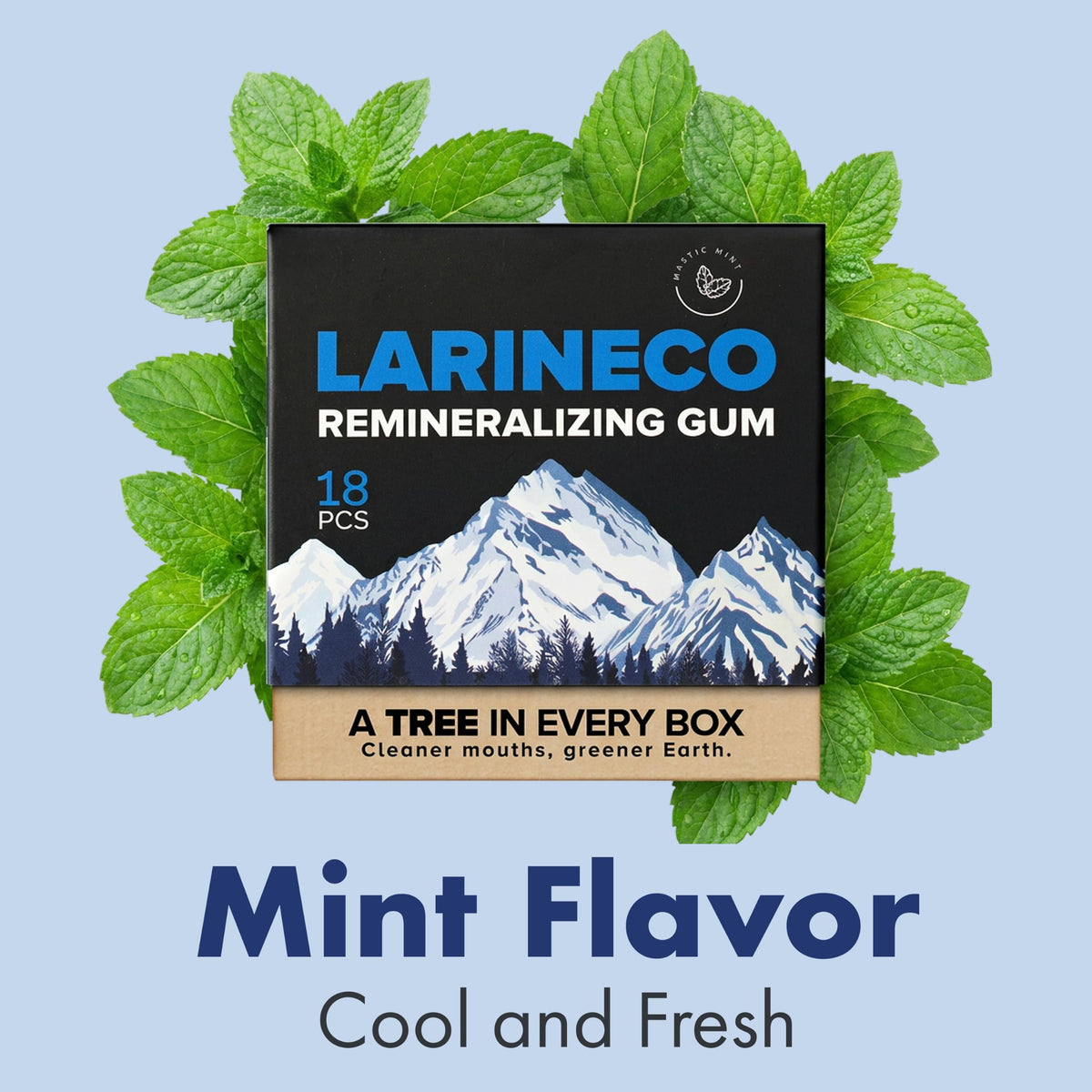 Larine co Remineralizing Gum Sugar Free Hydroxyapatite and - Larine co Official Imagery - 8