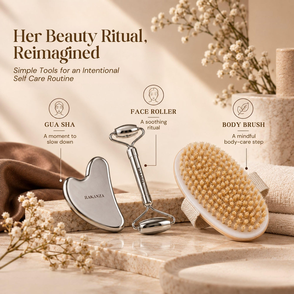 Luxury Spa Gift Set for Women 13 Piece Self Care Basket in - Rakanza Official Imagery - 7