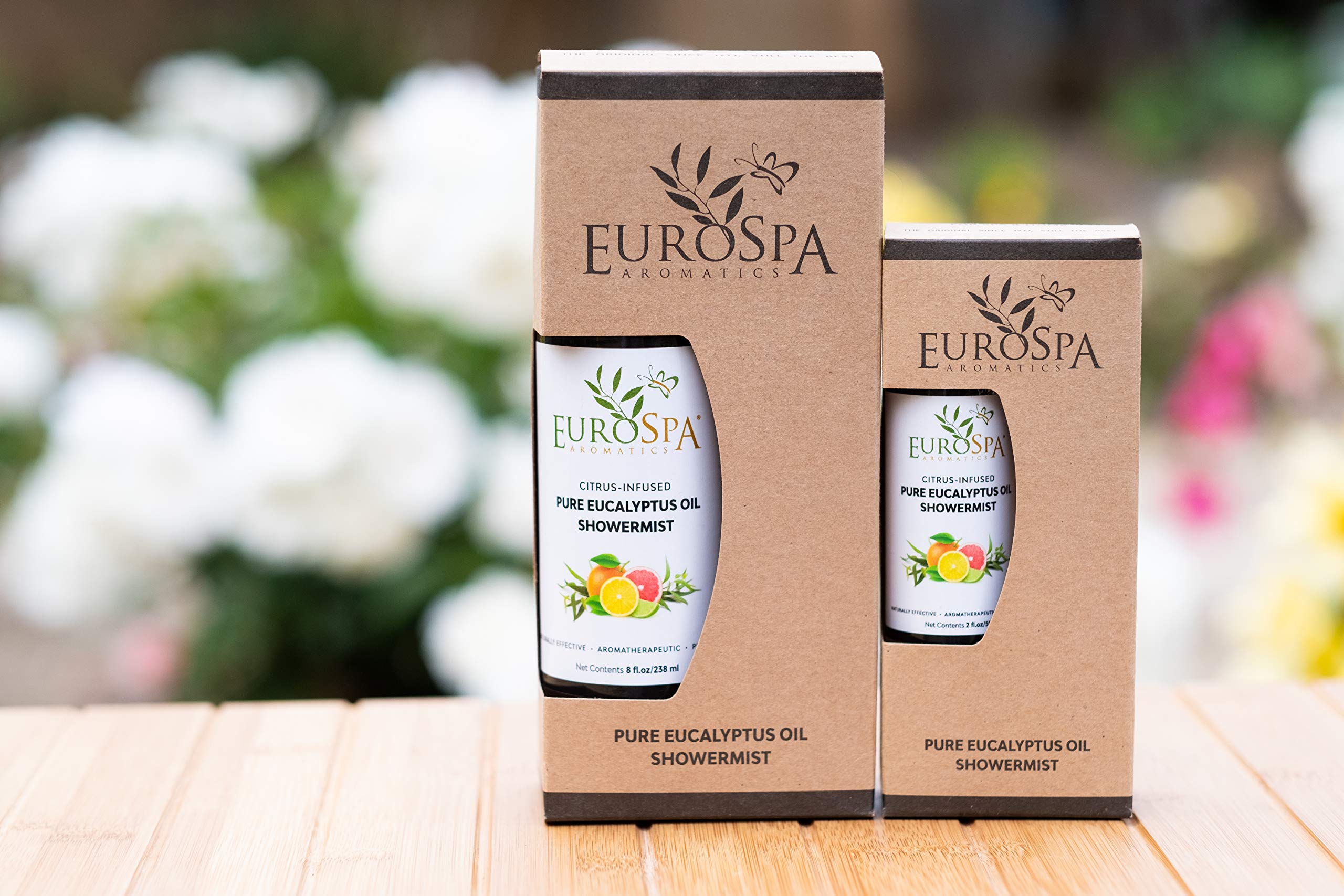 EuroSpa Pure Eucalyptus Oil Shower Mist & Steam Spray 2oz