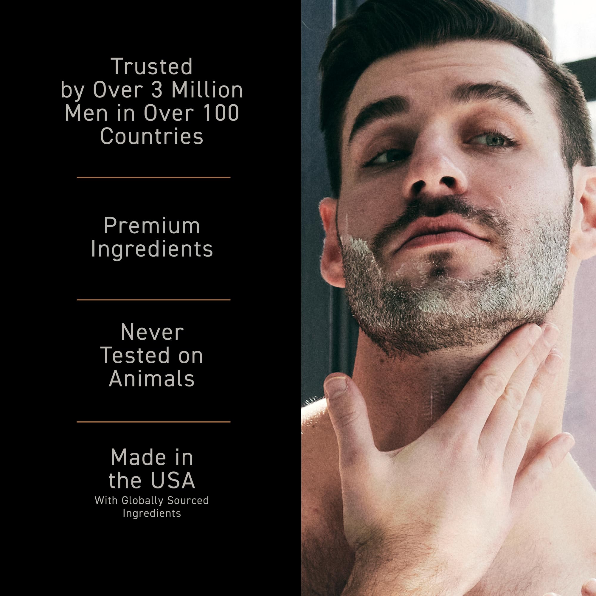 Brickell Men's Renewing Face Scrub with pumice, caffeine, and jojoba beads for deep exfoliation, 4-ounce scented skin exfoliant.