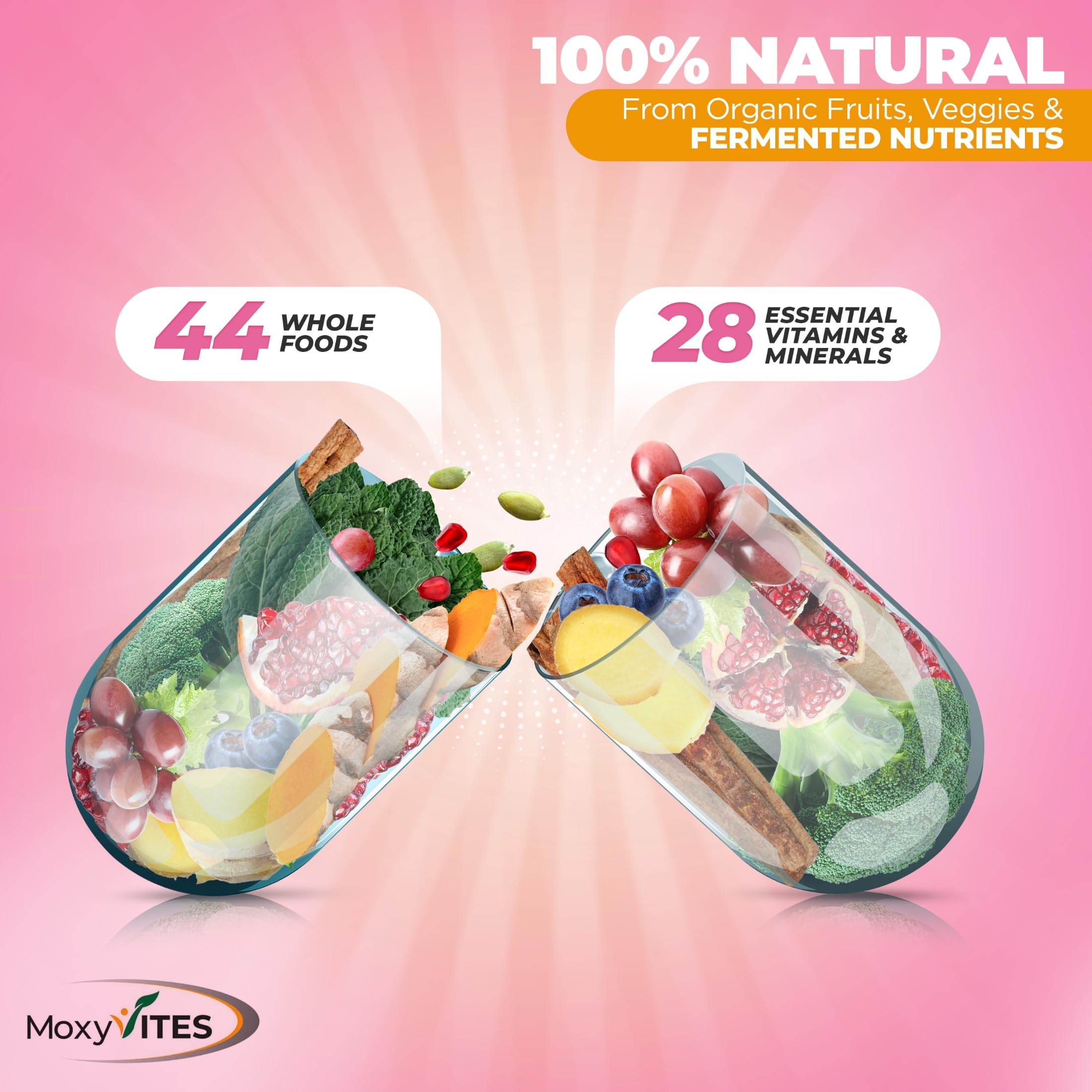 MoxyVites Methylated Multivitamin Women 90 Vegan Caps