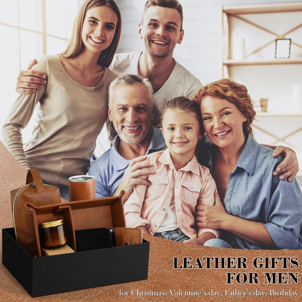 Sieral 10 Pcs Mens Gift Set Christmas Birthday Basket Ideas - Sieral Official Imagery - 3