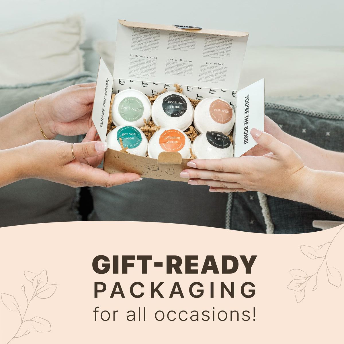 Bath Bombs Gift Set - Beauty by Earth Official Imagery - 7
