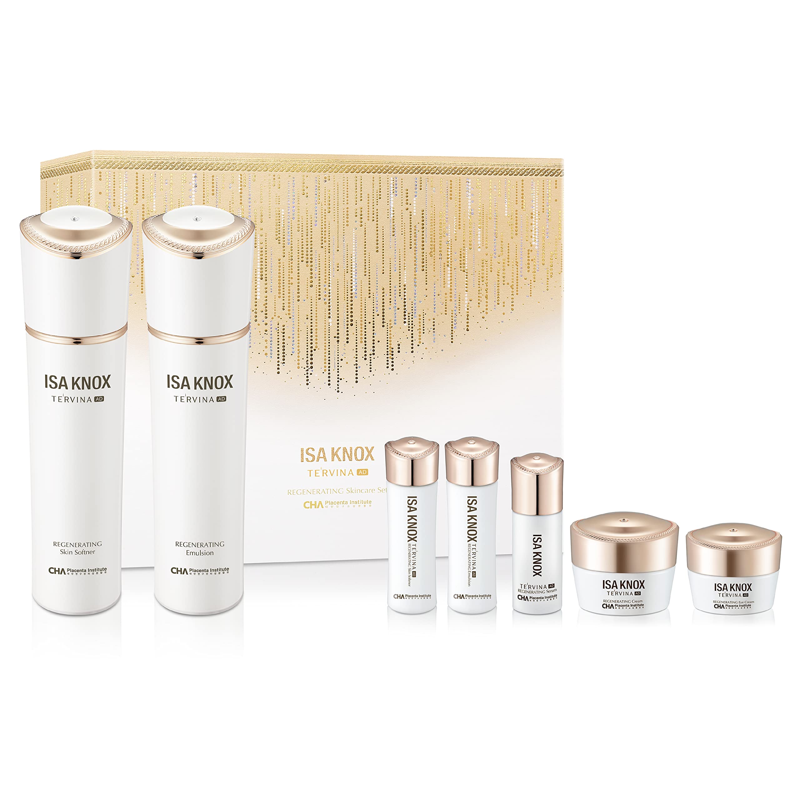 ISA KNOX TE'RVINA AD Regenerating Skincare Set (12.7fl oz) - - Product Imagery