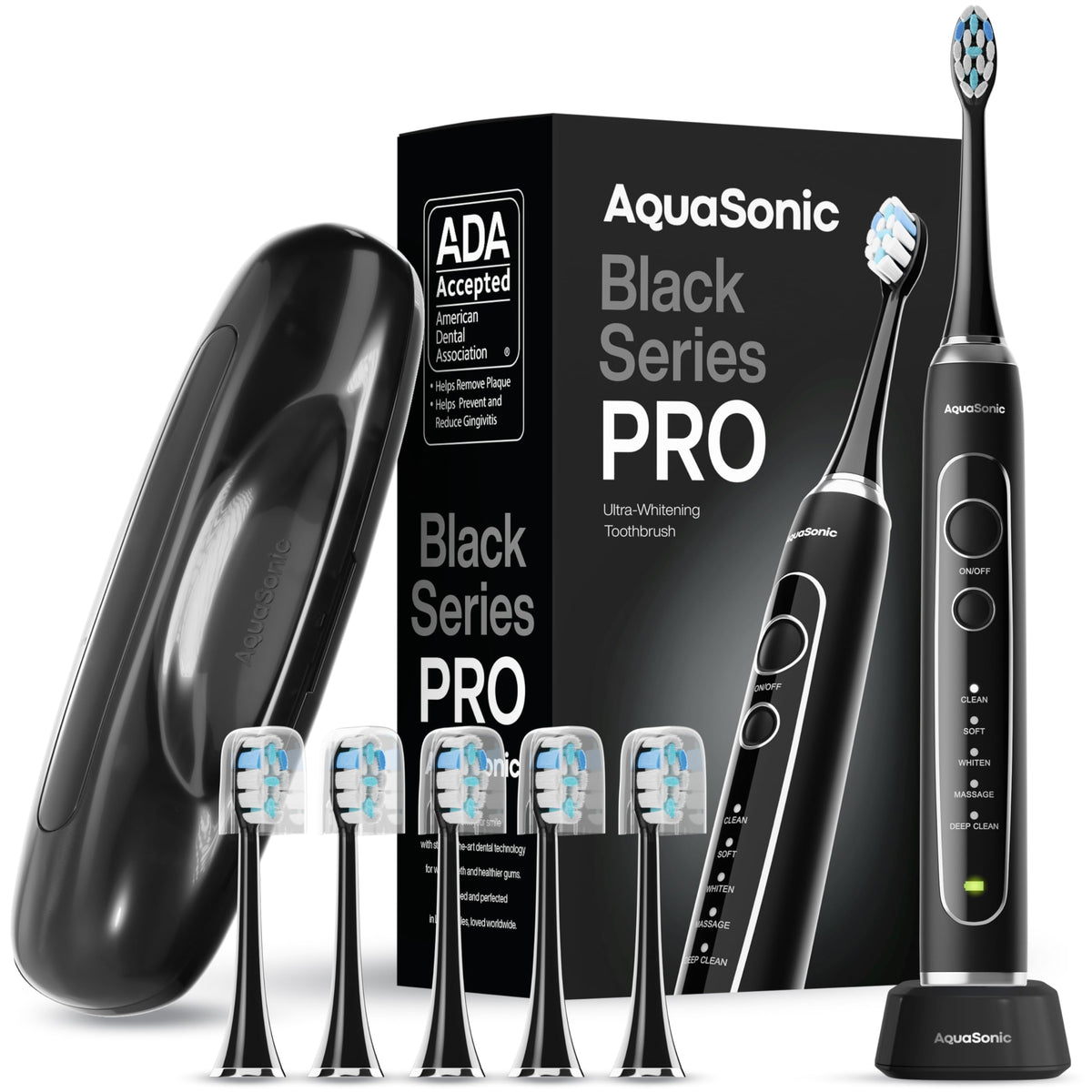 Aquasonic Black Series PRO Ultra Whitening Electric - Aquasonic Official Imagery - 2