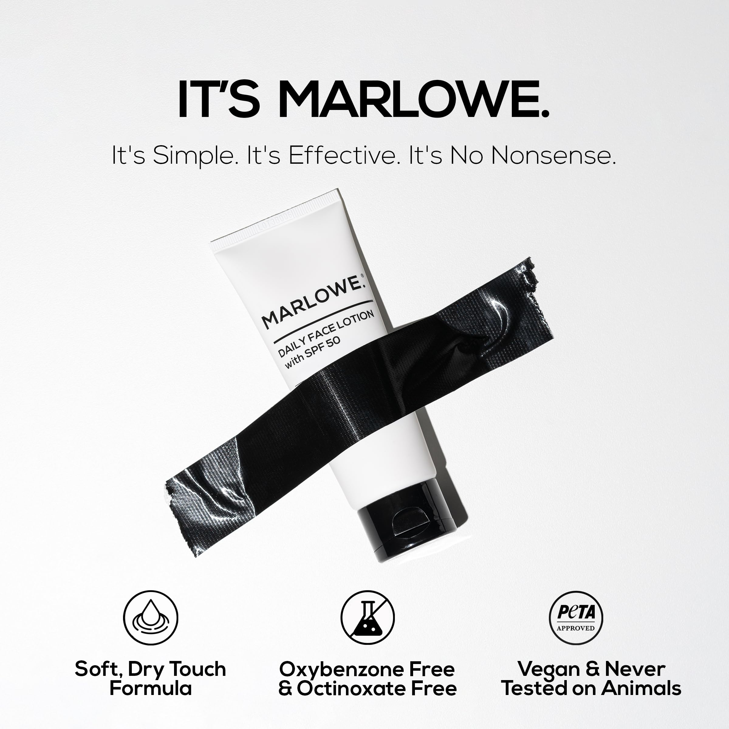 MARLOWE. Face Moisturizer SPF 50 – Daily Sunscreen 2pk