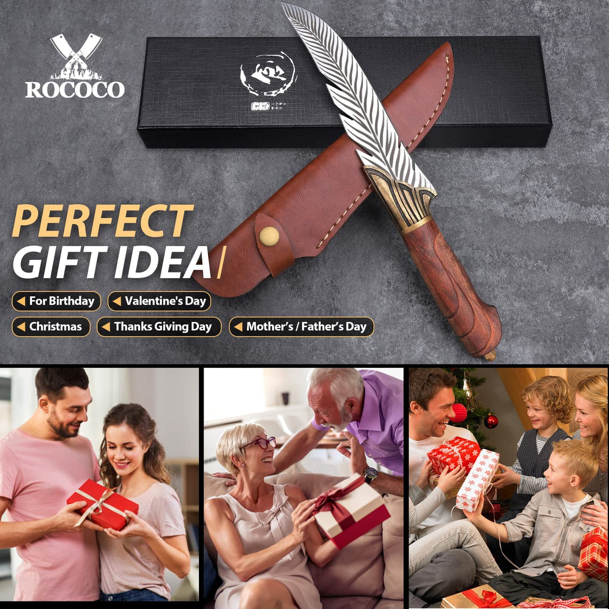 ROCOCO Feather Viking Knife Gift - ROCOCO Official Imagery - 8