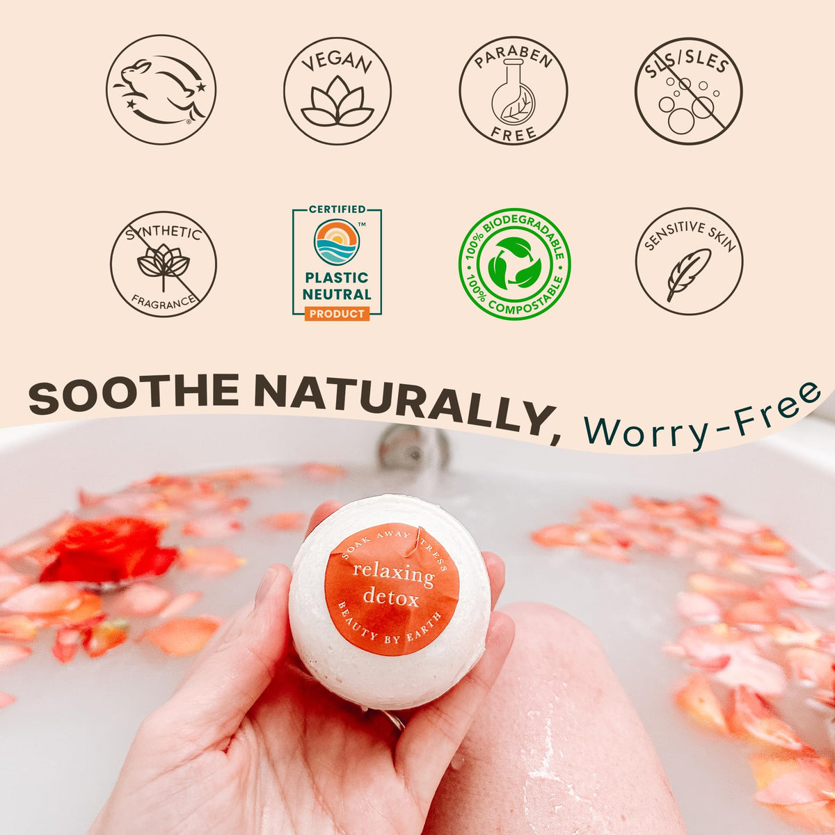 Bath Bombs Gift Set - Beauty by Earth Official Imagery - 5