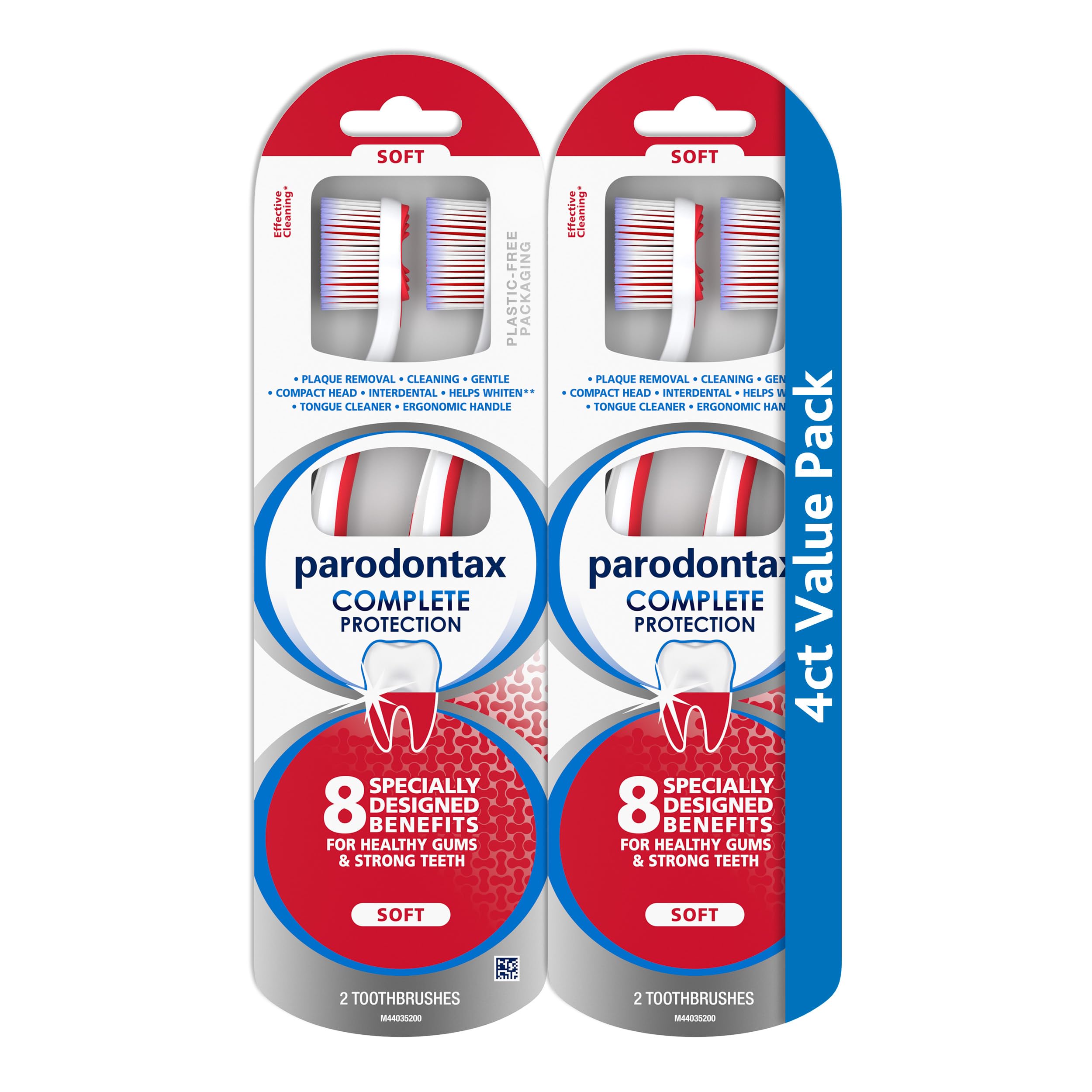 Parodontax Complete Protection Soft Toothbrush for Healthy Gums - Product Imagery