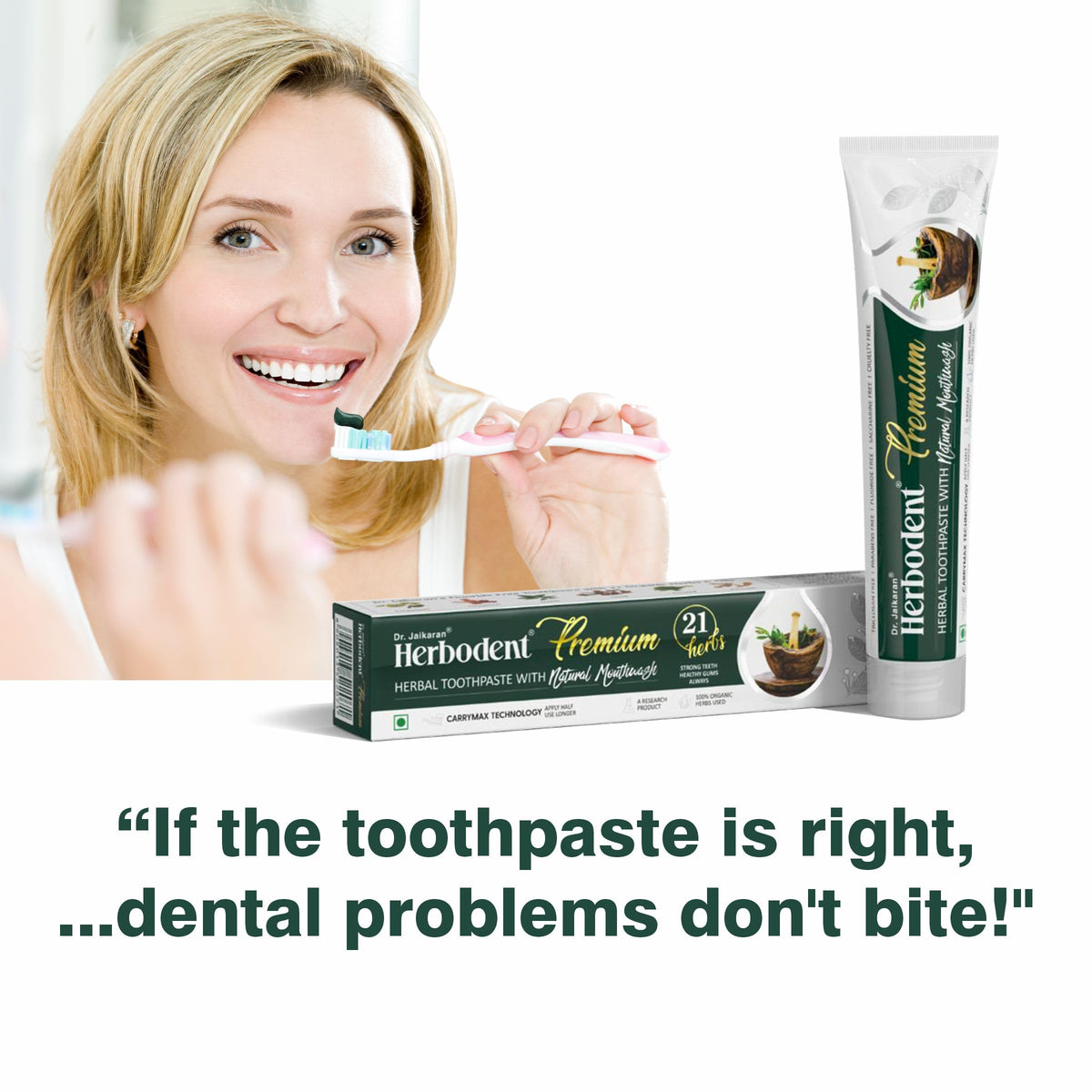 Premium Toothpaste - Herbodent Official Imagery - 6