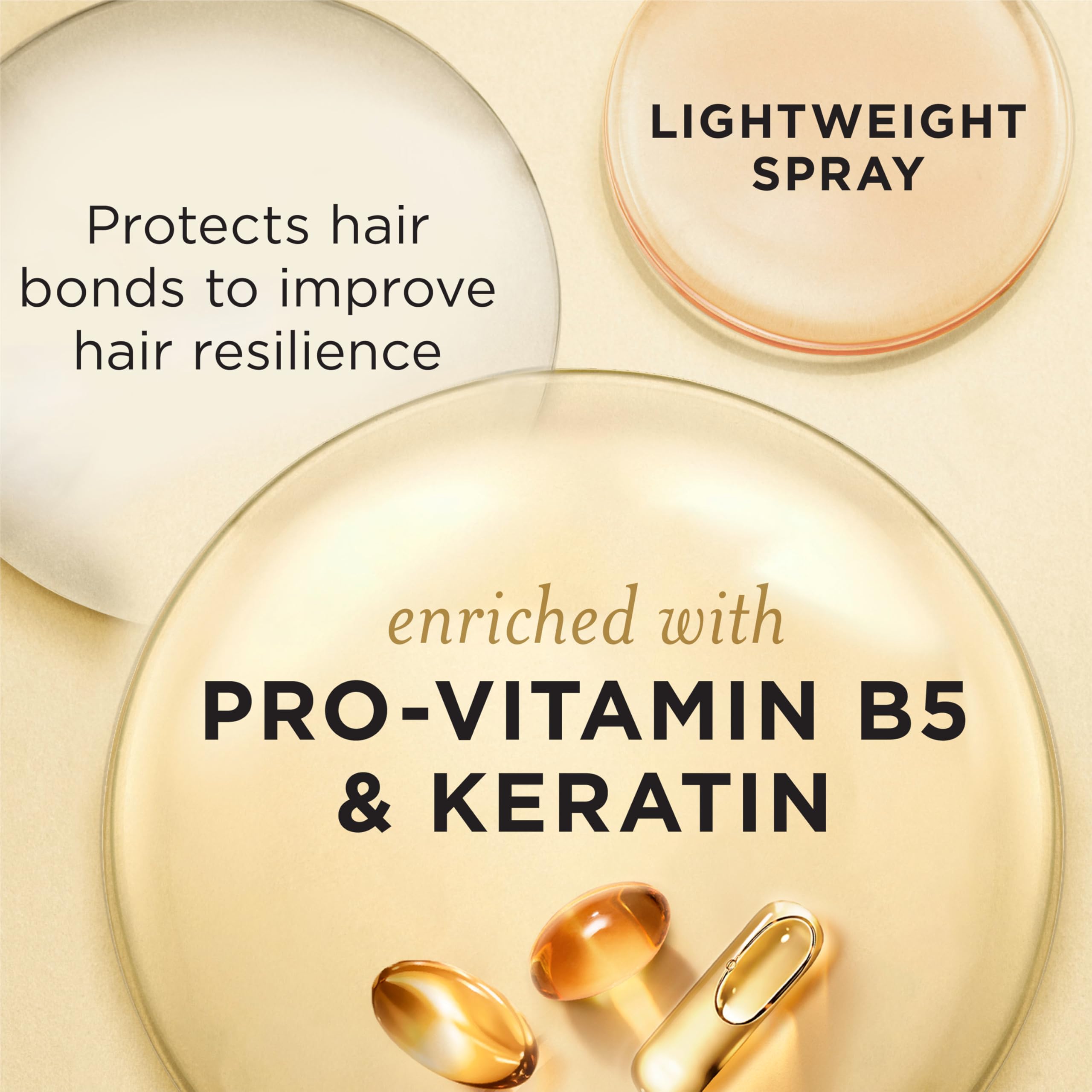 Pantene Miracle Rescue 10-in-1 multitasking hair spray bottle, showing the conditioner packaging with colorful label and branding.