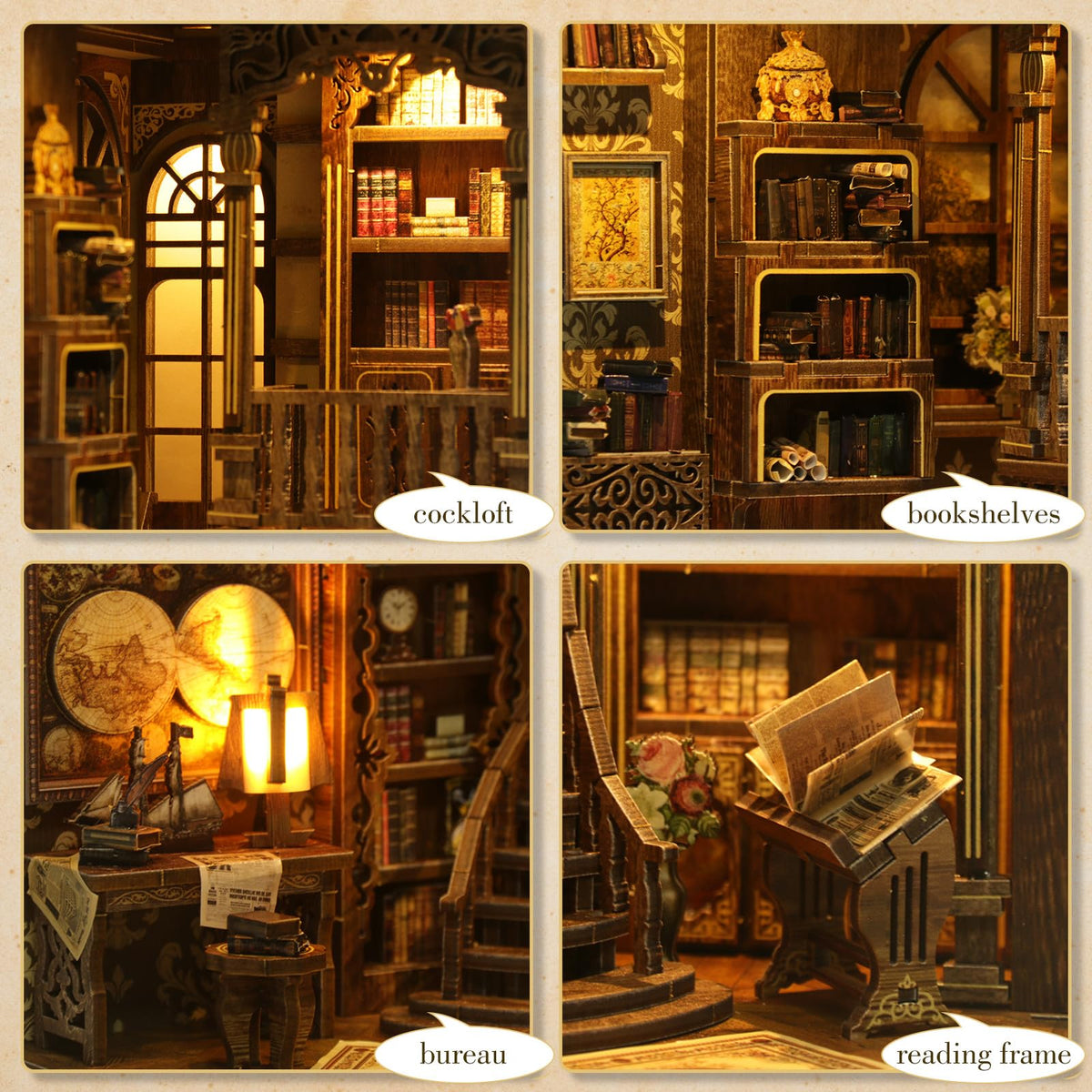 Book Nook Kit - Cuiwos Official Imagery - 7