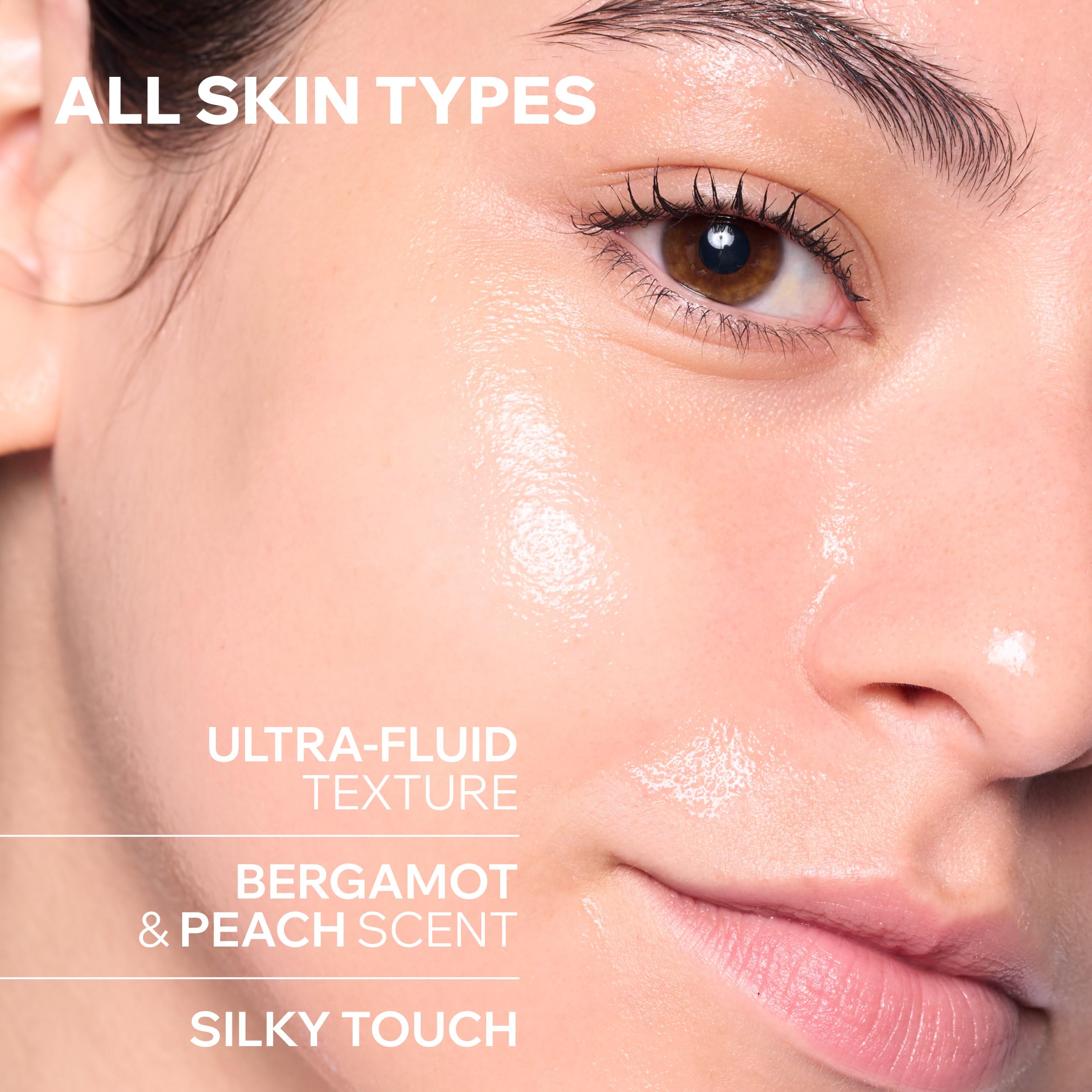 Uriage Water Essence Hydration Booster with Hyaluronic Acid in a clear bottle, showing the skincare product for deep hydration.