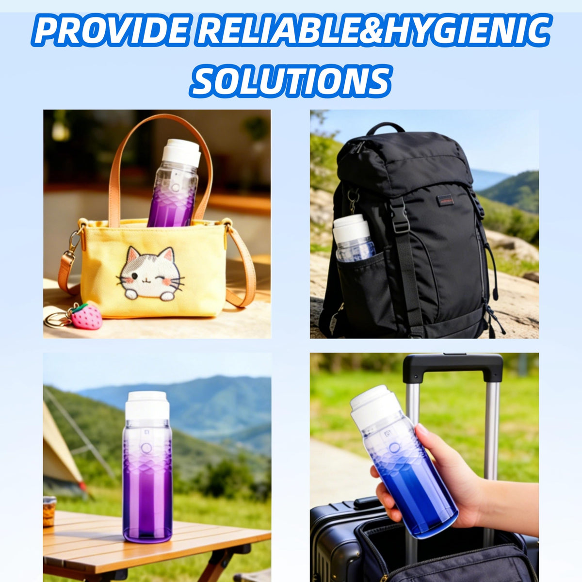 limelet Portable Bidet for Travel & Postpartum Care - 320ML Handheld Peri Bottle with 3 Pressure Settings & 800mAh Batte