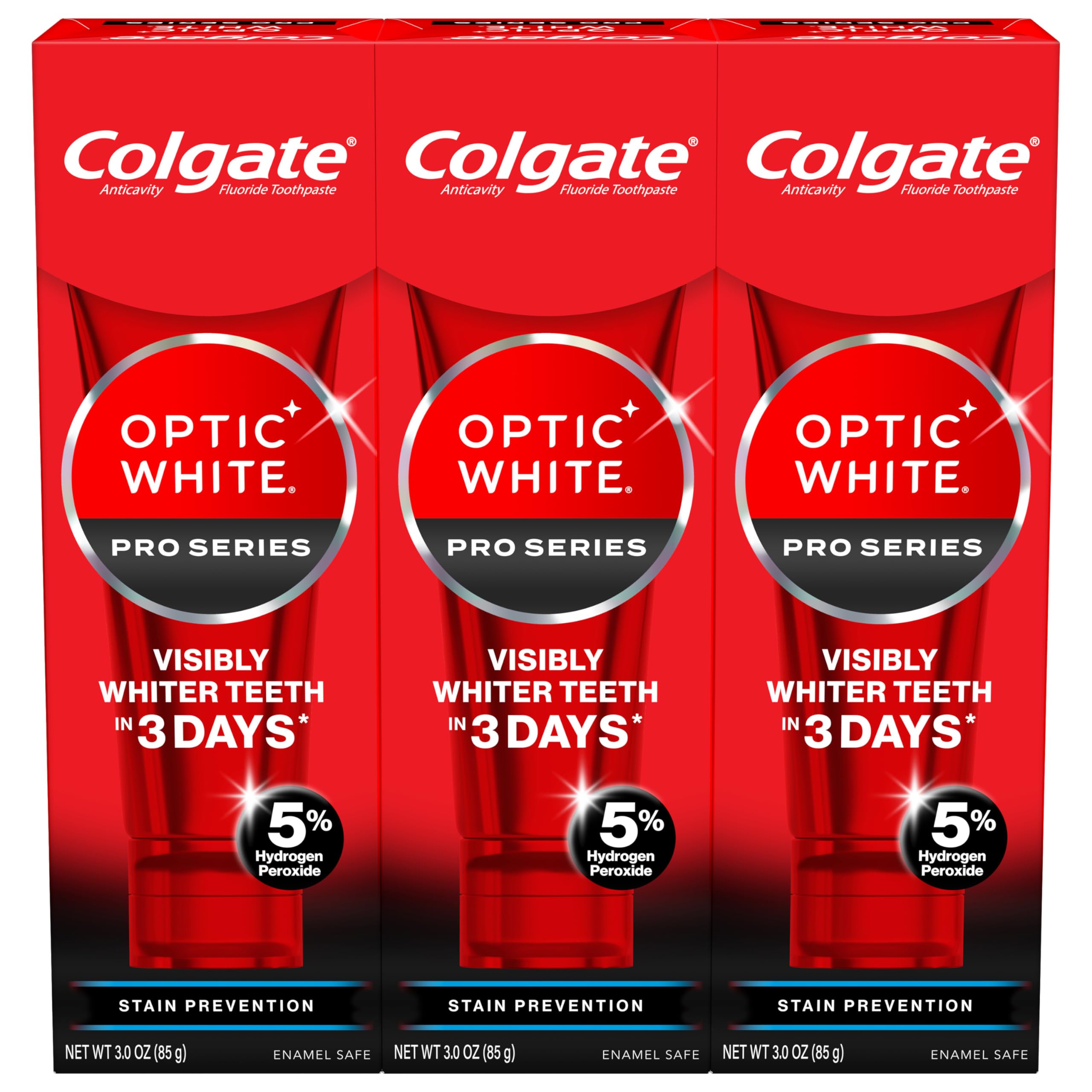 Colgate Optic White Pro Series Stain Prevention Hydrogen - Product Imagery