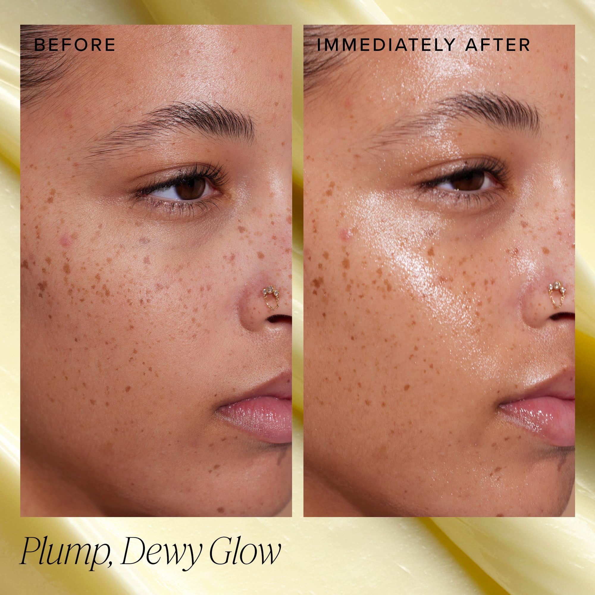 Farmacy Honey Halo Ceramide Face Moisturizer in 50ml jar, showing the ultra hydrating facial cream with honey and ceramides for dry skin