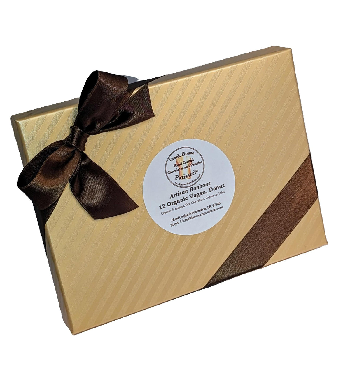 Organic Vegan Chocolate Bonbons 12 Piece Debut Collection by - Creek House Patisserie Official Imagery - 3