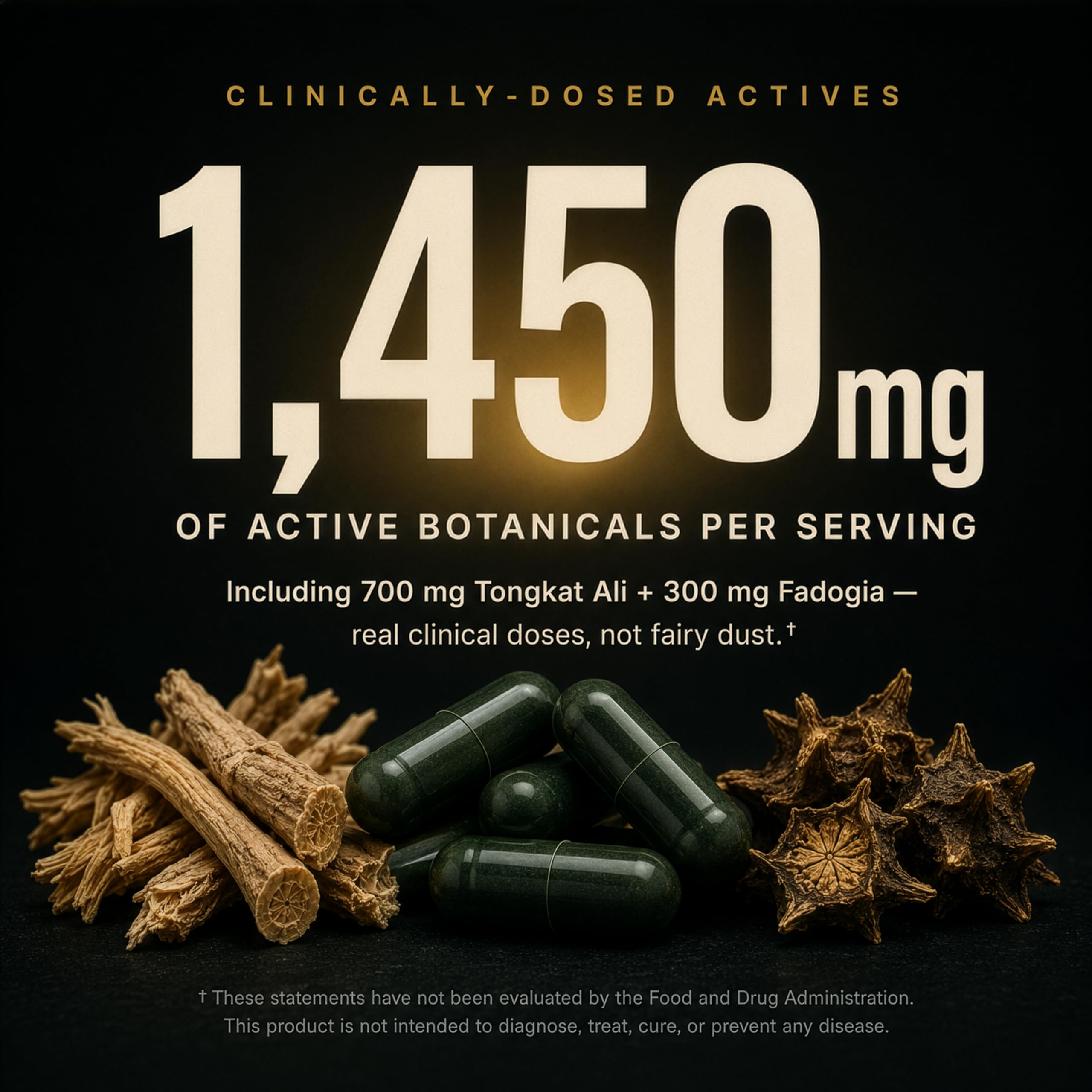Plus+Ultra Testosterone Booster 8-in-1 1,450mg 60ct