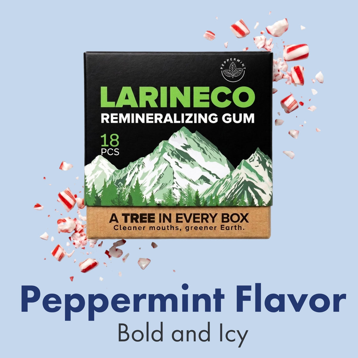 Larine co Remineralizing Gum Sugar Free Hydroxyapatite and - Larine co Official Imagery - 8
