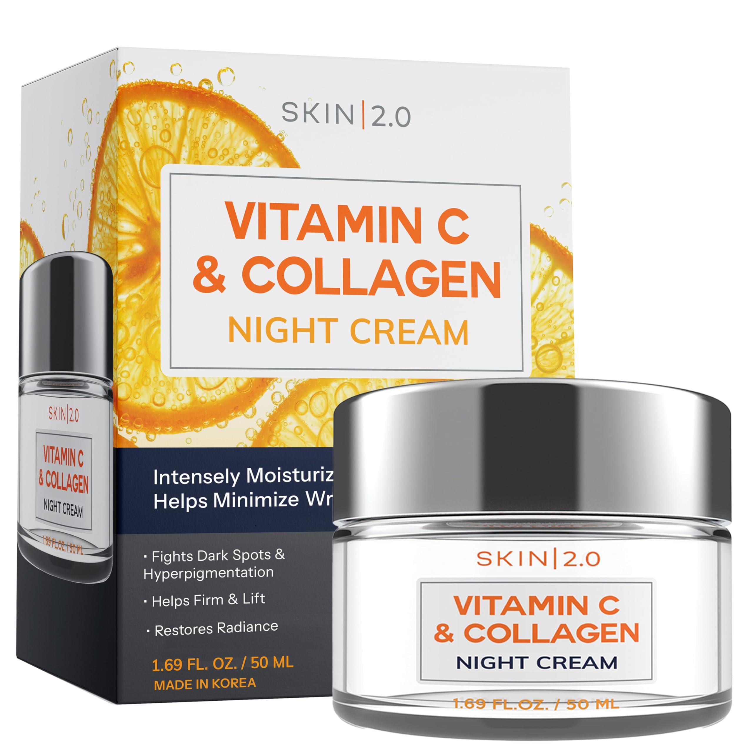 Skin 2.0 Vitamin C & Collagen Face Moisturizer – Hydrating Anti - Product Imagery