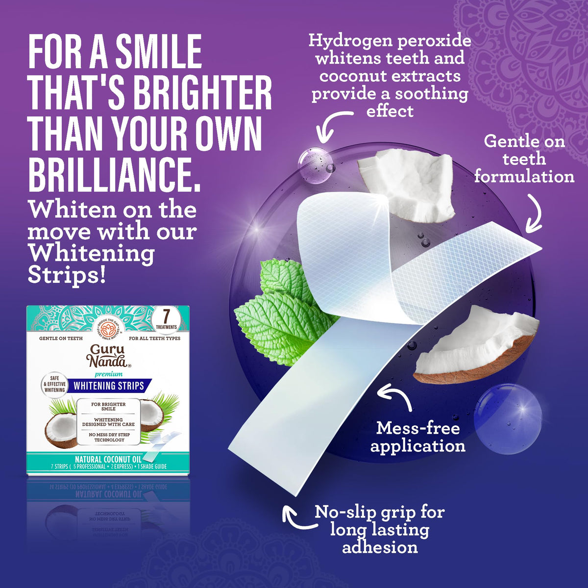 GuruNanda Total Smile Makeover Oral Care Kit Teeth Whitening - GuruNanda Official Imagery - 5