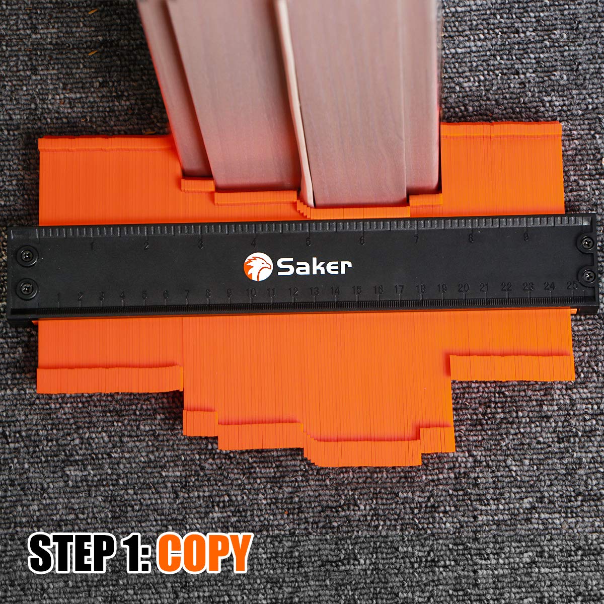 Saker Contour Gauge Duplication-Adjustable Lock-Precisely Copy Irregular Shape-Irregular Woodworking Tracing-Must Have T