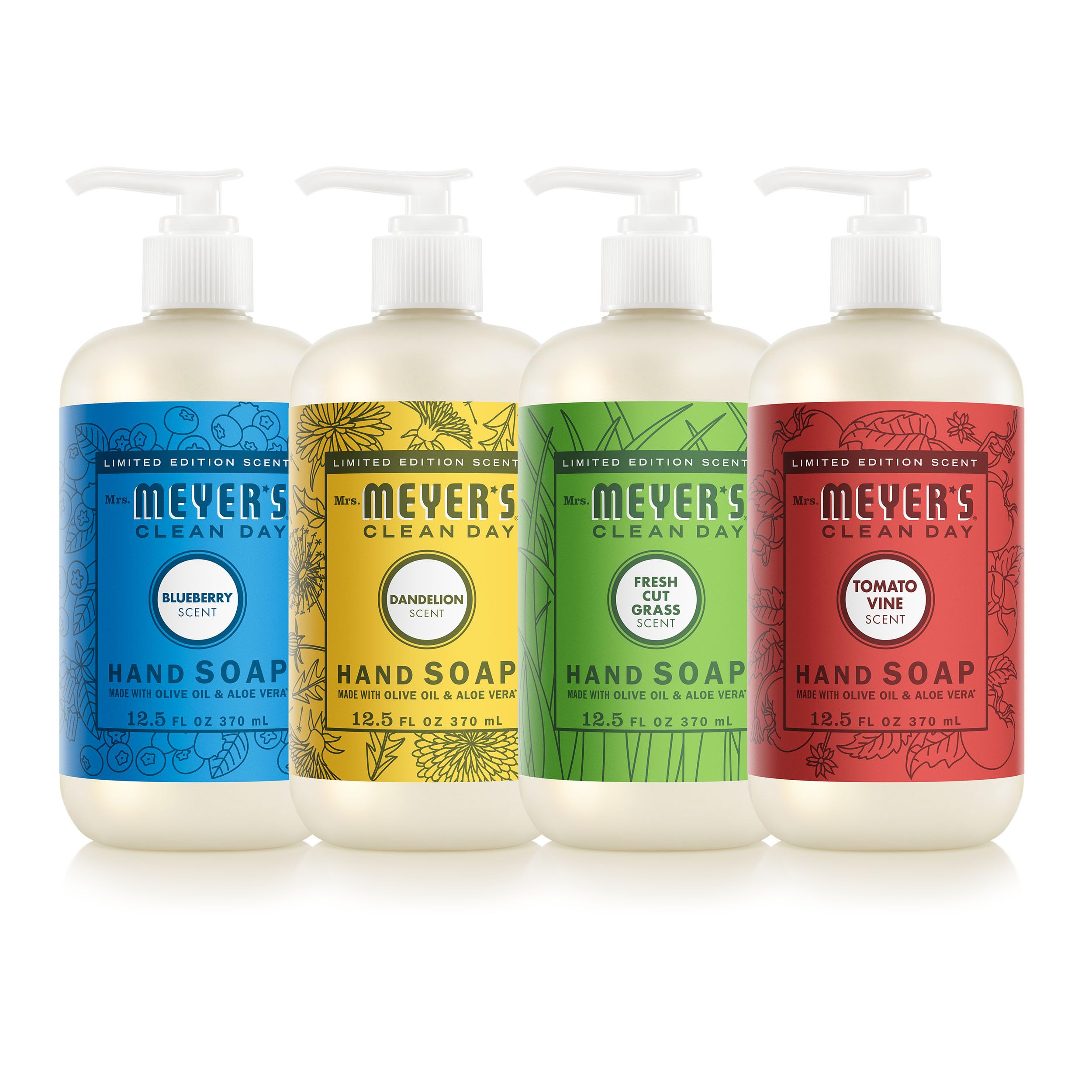 MRS. MEYER'S CLEAN DAY Summer Hand Soap Set, 12.5 fl oz, 4 Pack