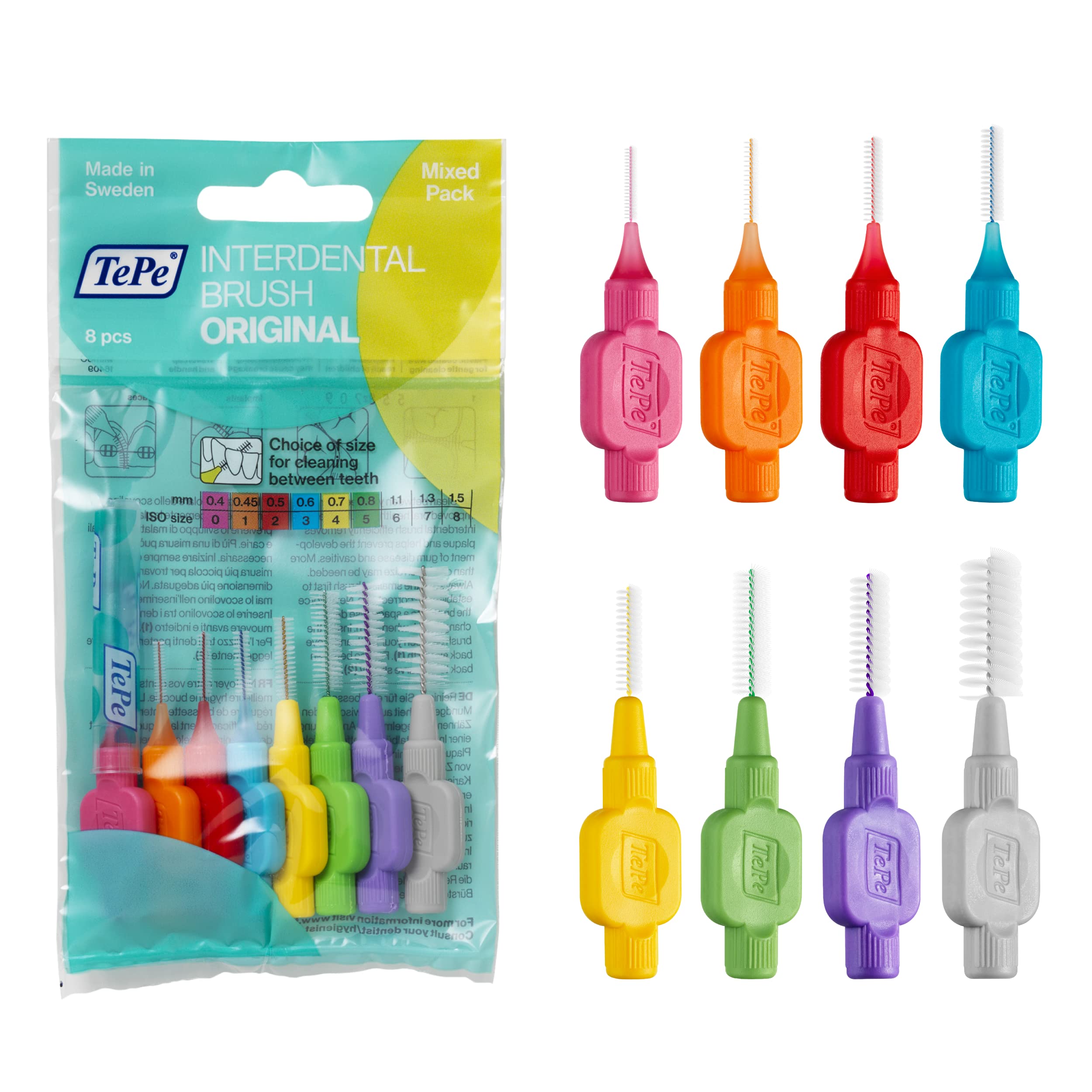 TePe Interdental Brush Original, Soft Dental Brush for Teeth - Product Imagery