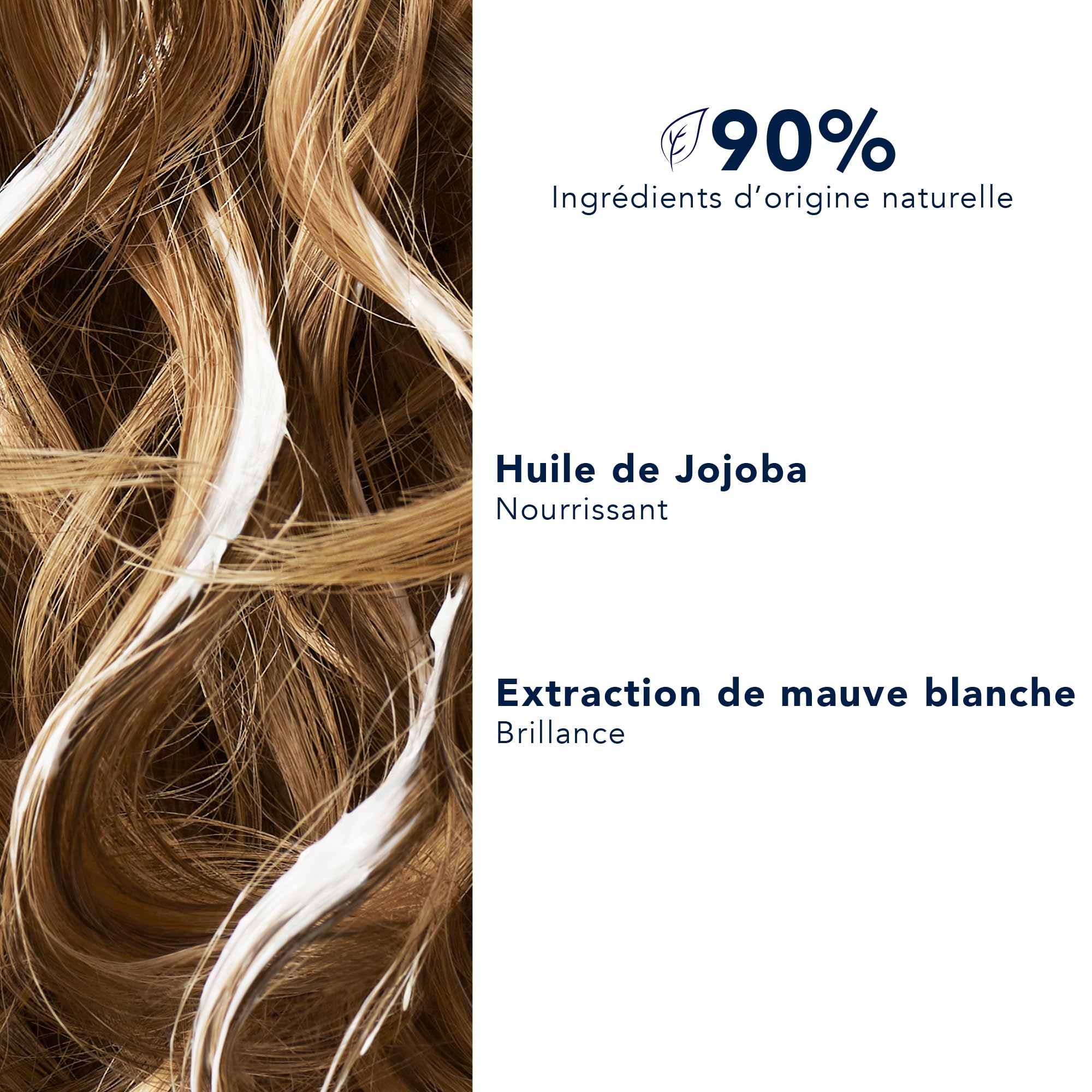 PHYTO Nourishment Nourishing Shampoo with Jojoba Oil - Sulfate-Free Hydrating & Moisturizing Shampoo for Dry to Very Dry Hair | Silicone- & Paraben-Free | Floral Scent | Made in France | 16.9 fl oz