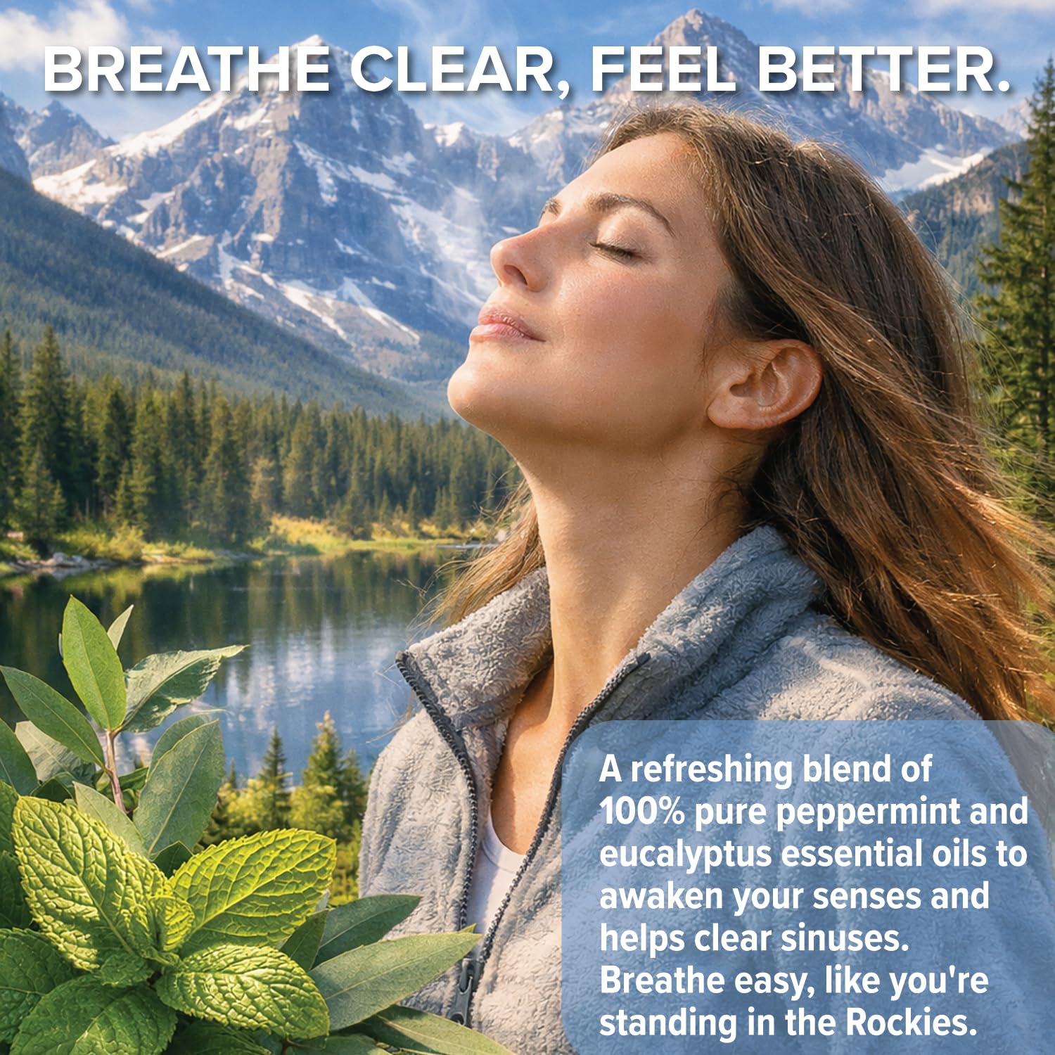 MOXĒ Breathe Shower Steamer Spray for Congestion & Sinus Relief, 4oz