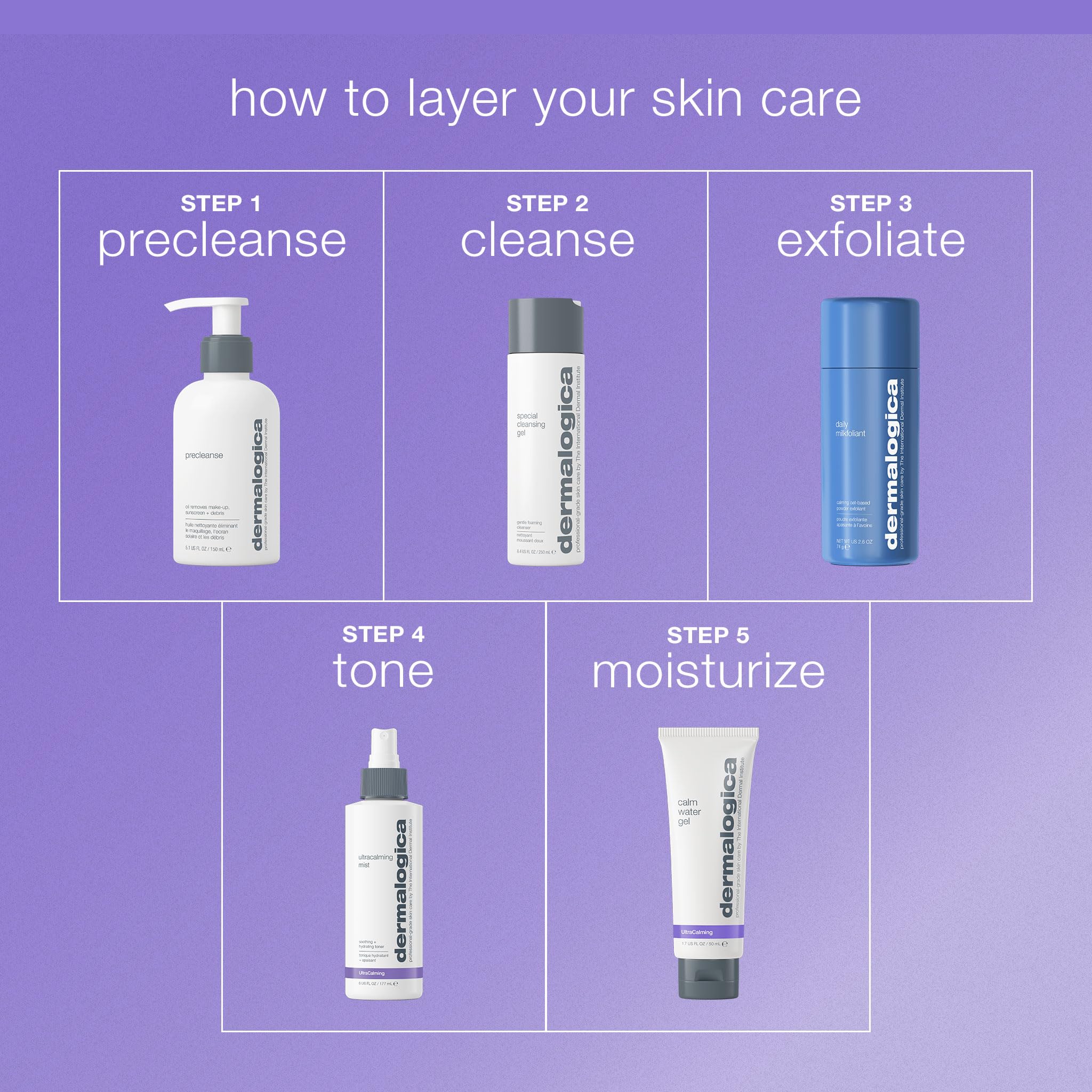 Dermalogica Calm Water Gel Moisturizer 1.7oz for sensitive skin, featuring a lightweight, hydrating gel texture.