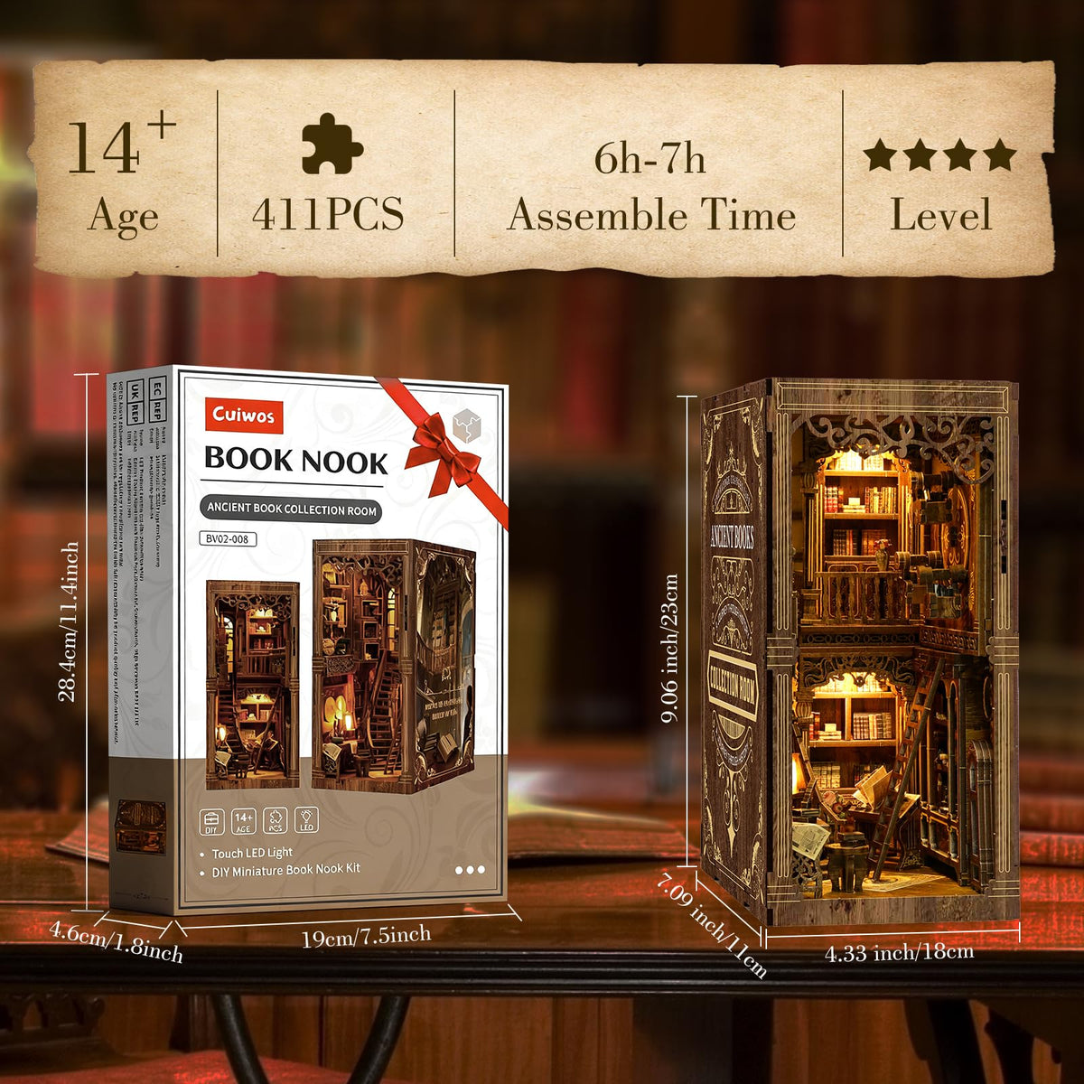Book Nook Kit - Cuiwos Official Imagery - 3